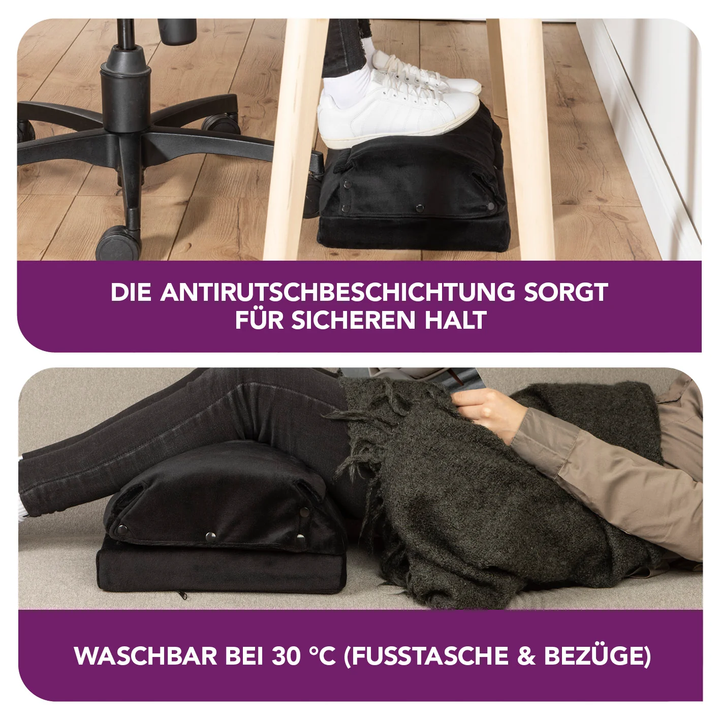 2-in-1-Fußstütze - Füße ablegen und wärmen - Image 5