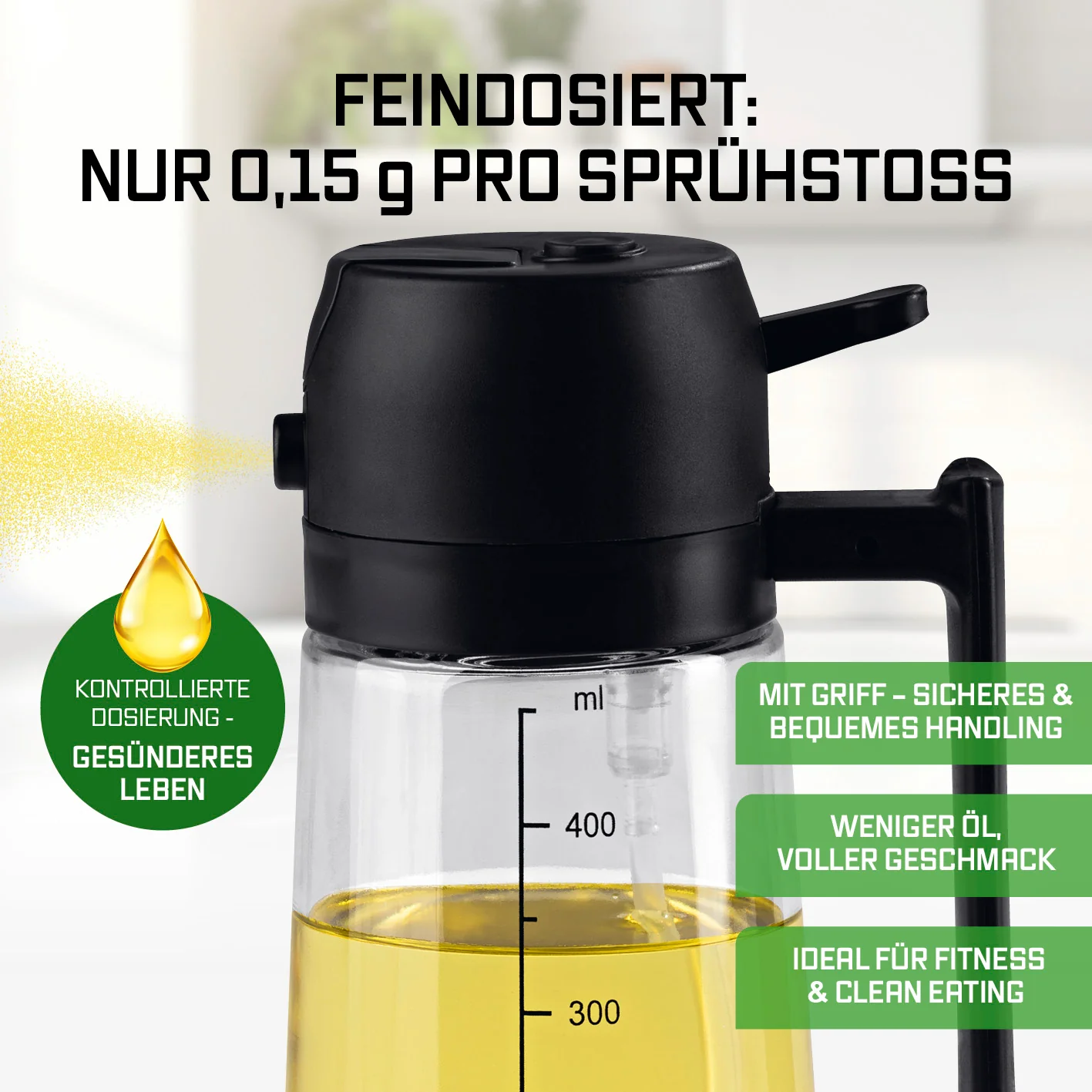 2-in-1 Ölsprüher & -spender – 470 ml - Image 5