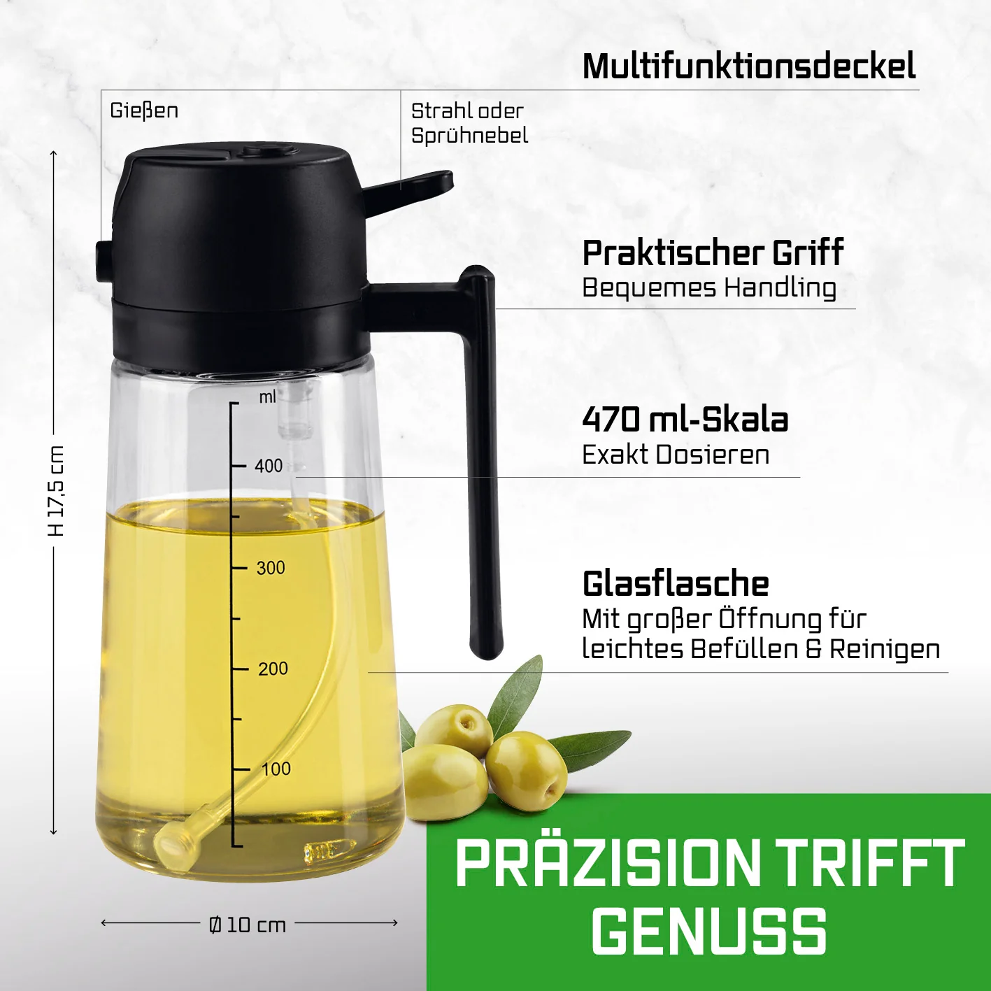 2-in-1 Ölsprüher & -spender – 470 ml - Image 8