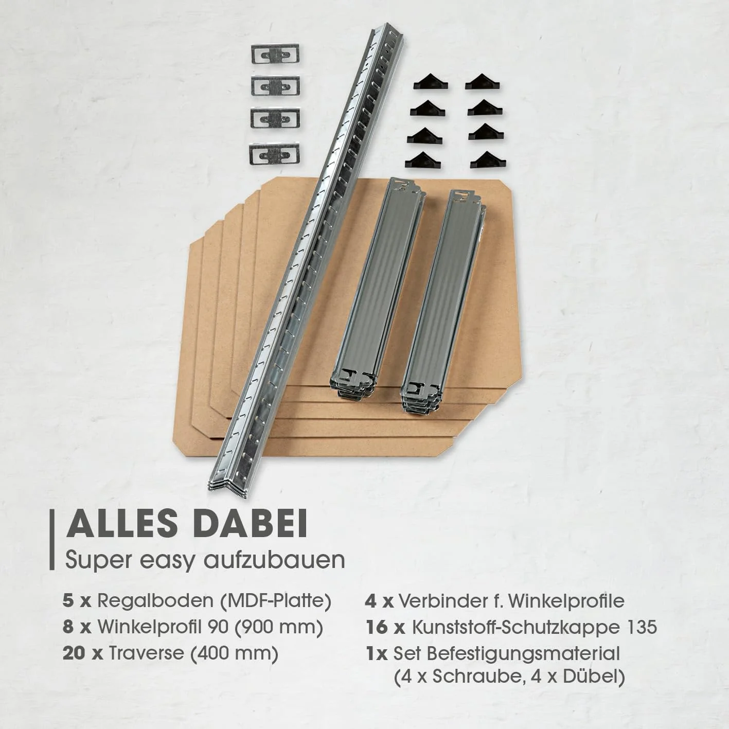 2 in 1 Schwerlastregal & Werkbank Bis zu 175 kg Tragkraft je Regalboden - Image 5