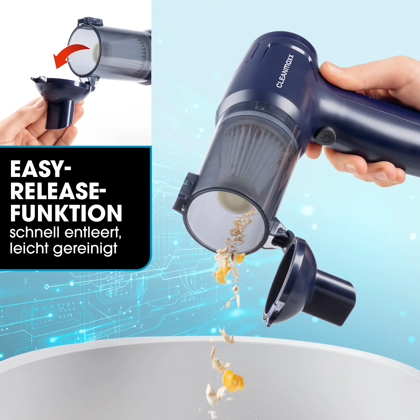 2in1-Akkusauger mit Saug- & Gebläsefunktion - Image 4