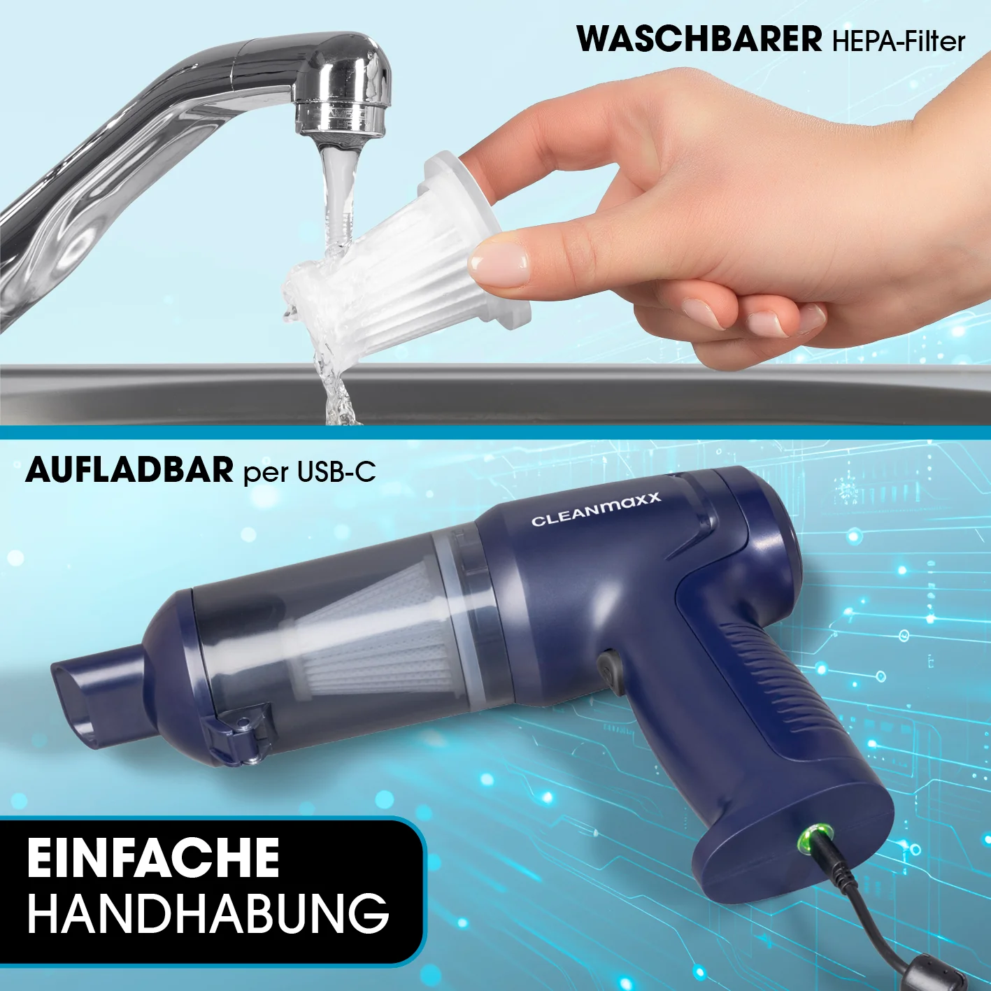 2in1-Akkusauger mit Saug- & Gebläsefunktion - Image 5