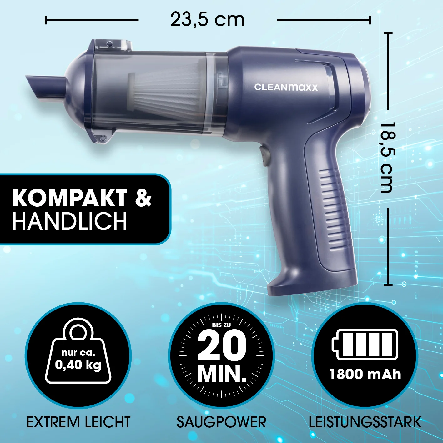 2in1-Akkusauger mit Saug- & Gebläsefunktion - Image 6
