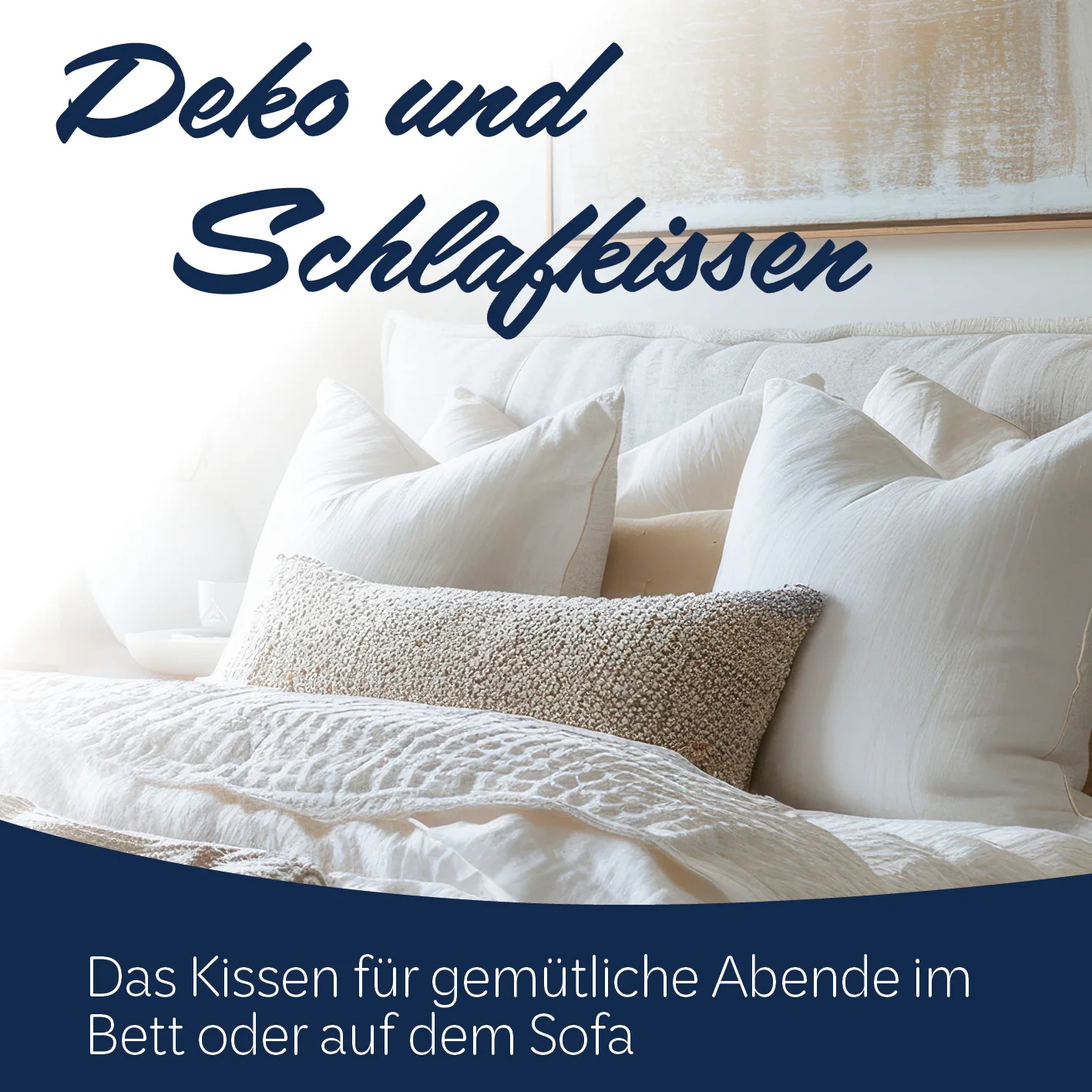 Microfaser Kopfkissen - Gesteppt - 40 x 80 cm - Weiß - Image 8