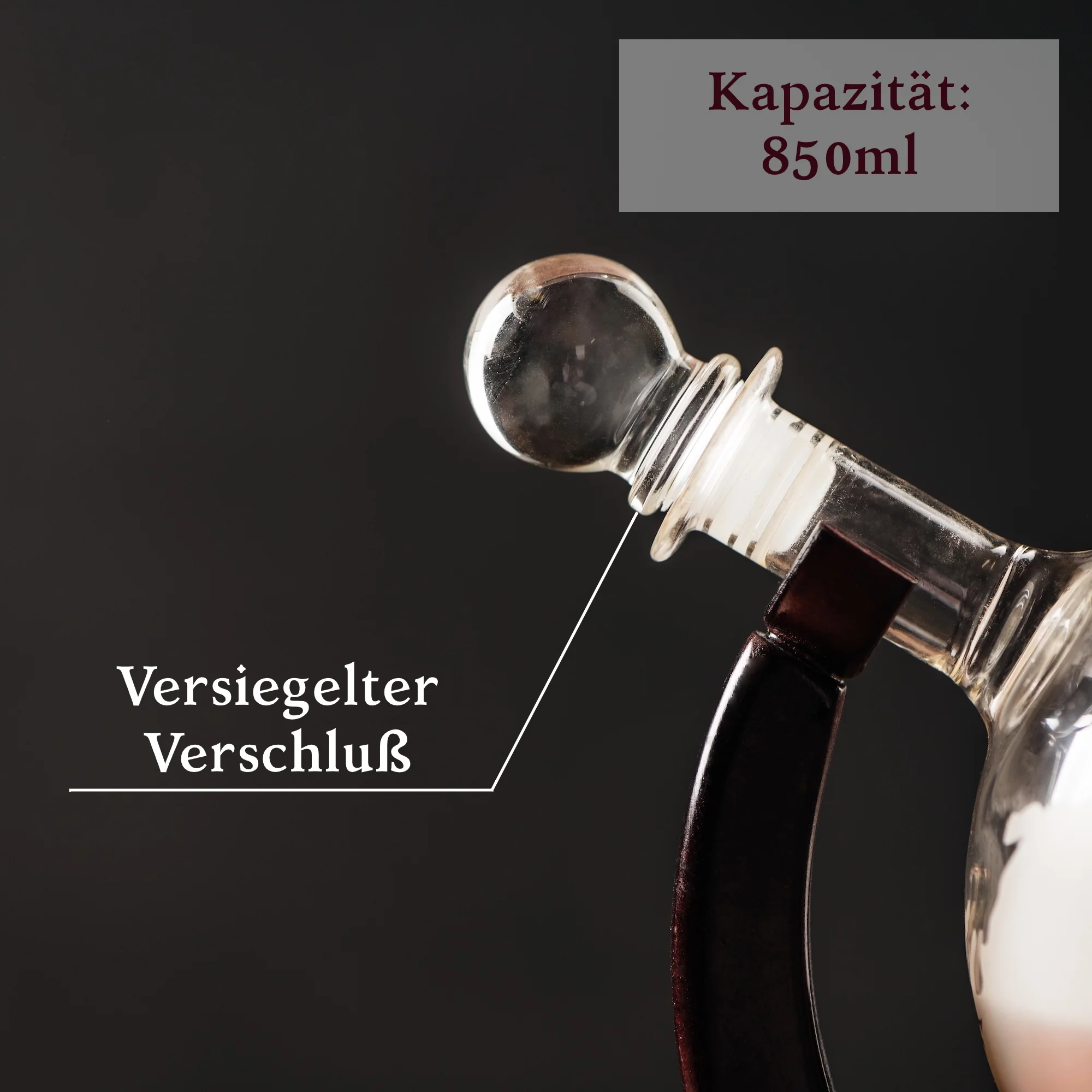 8-in-1-Whisky-Dekanter-Seta –  4 Gläser - Image 5