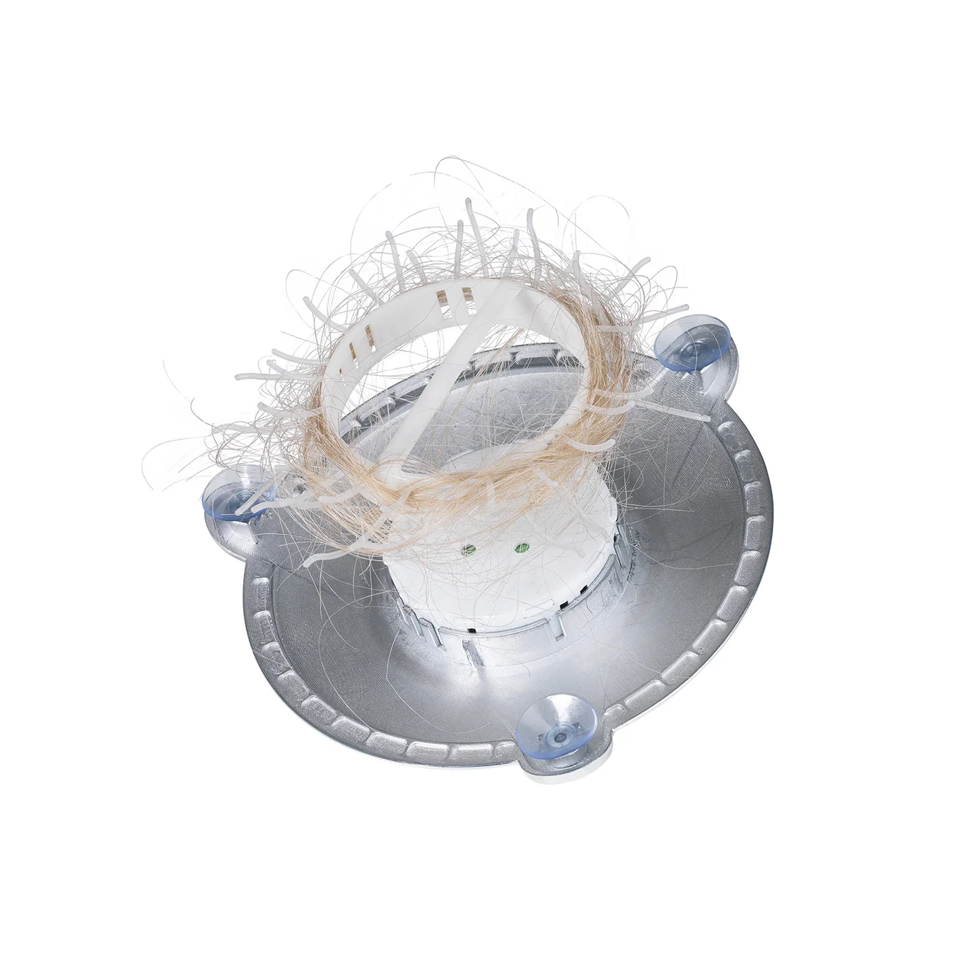 Abfluss-Fee Dusche - 1x Verschlussstopfen, 2x Duftstein Zitrone/Apfel & 2x Haarfänger - Image 4