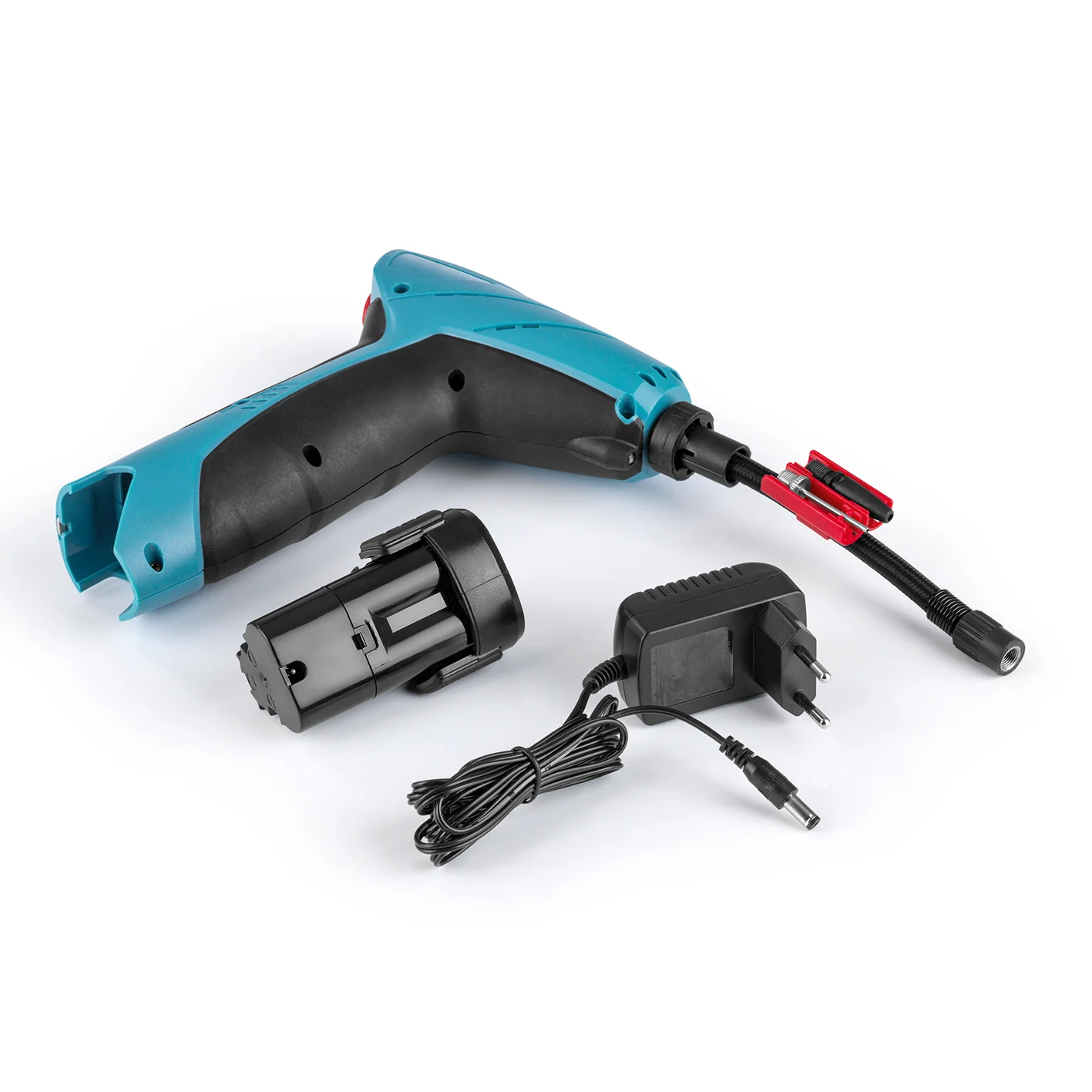 Akku-Handkompressor mit LED-Beleuchtung - blau/schwarz - Image 6