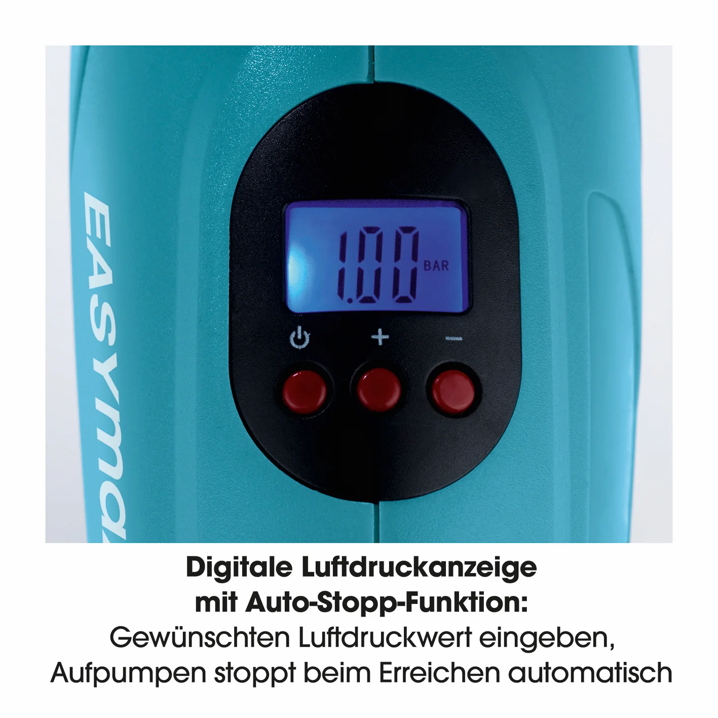Akku-Handkompressor mit LED-Beleuchtung - blau/schwarz - Image 7