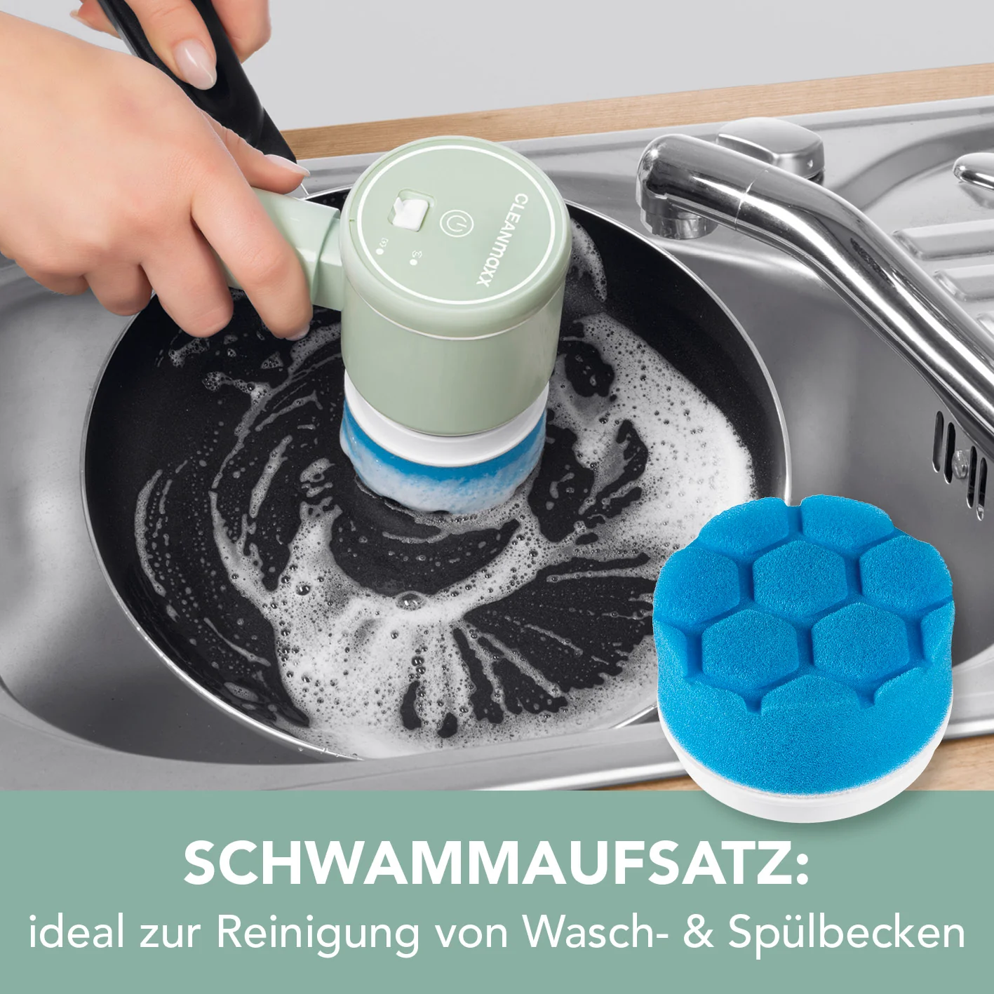 Akku-Reinigungsbürste - 2 Geschwindigkeitsstufen - Image 3