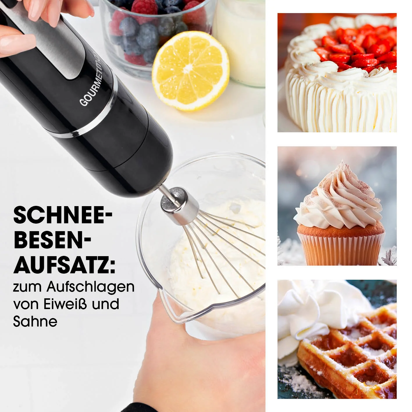 Akku-Stabmixer mit XL-Zubehör-Set - Image 6