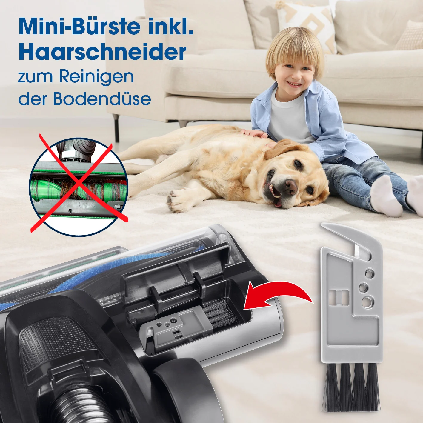 Akku-Zyklon-Staubsauger 22,2V - schwarz/rot - Image 7