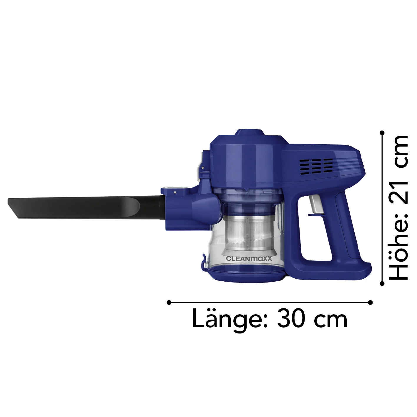 Akku-Zyklon-Staubsauger - blau/silber - Image 6