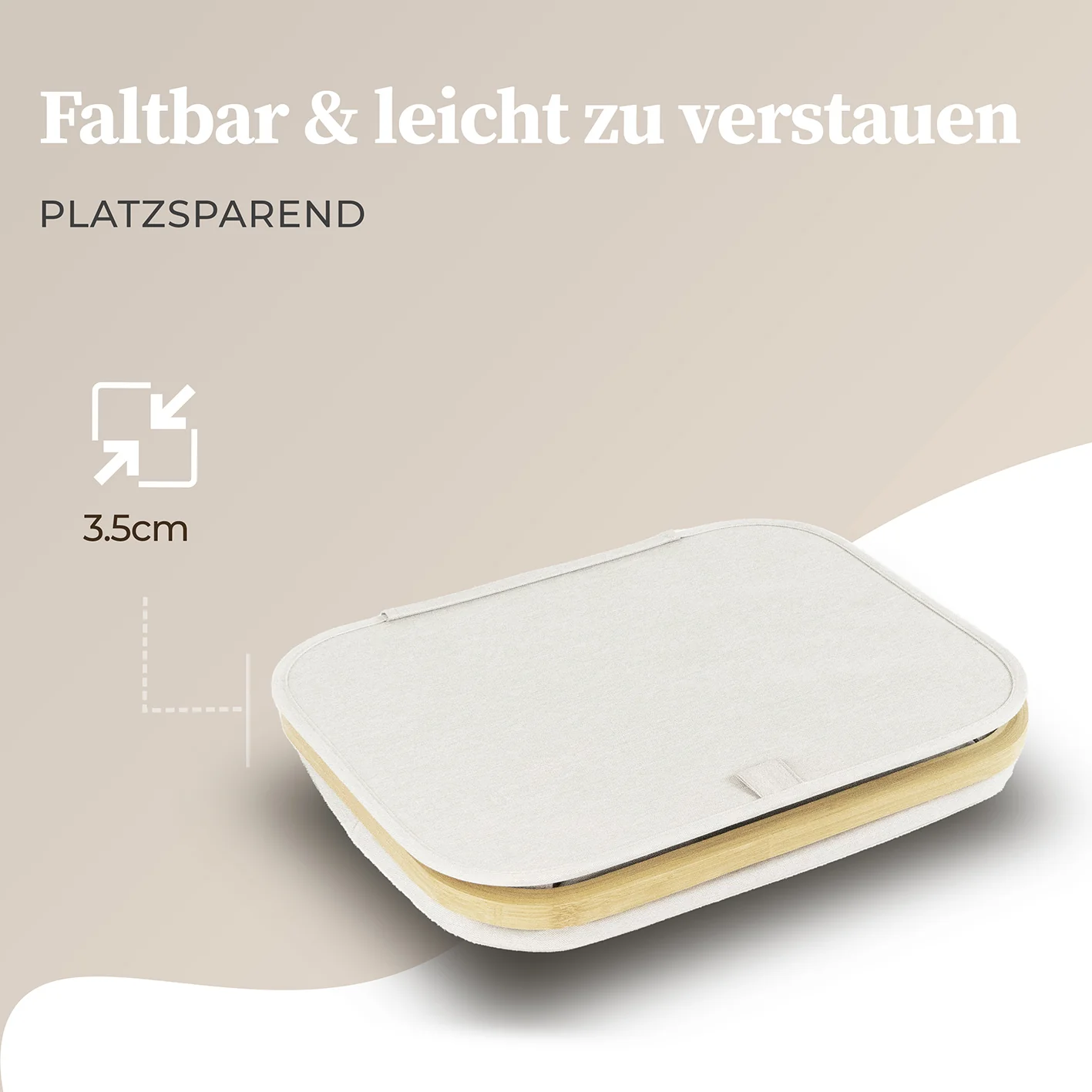 Aufbewahrungskorb "Adrian" 40 l mit Deckel - Beige - Image 7