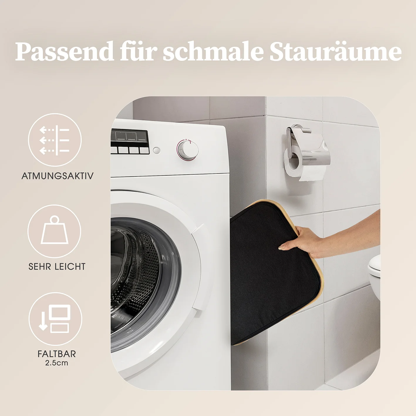 Aufbewahrungskorb "Adrian" 40 l - Schwarz - Image 2