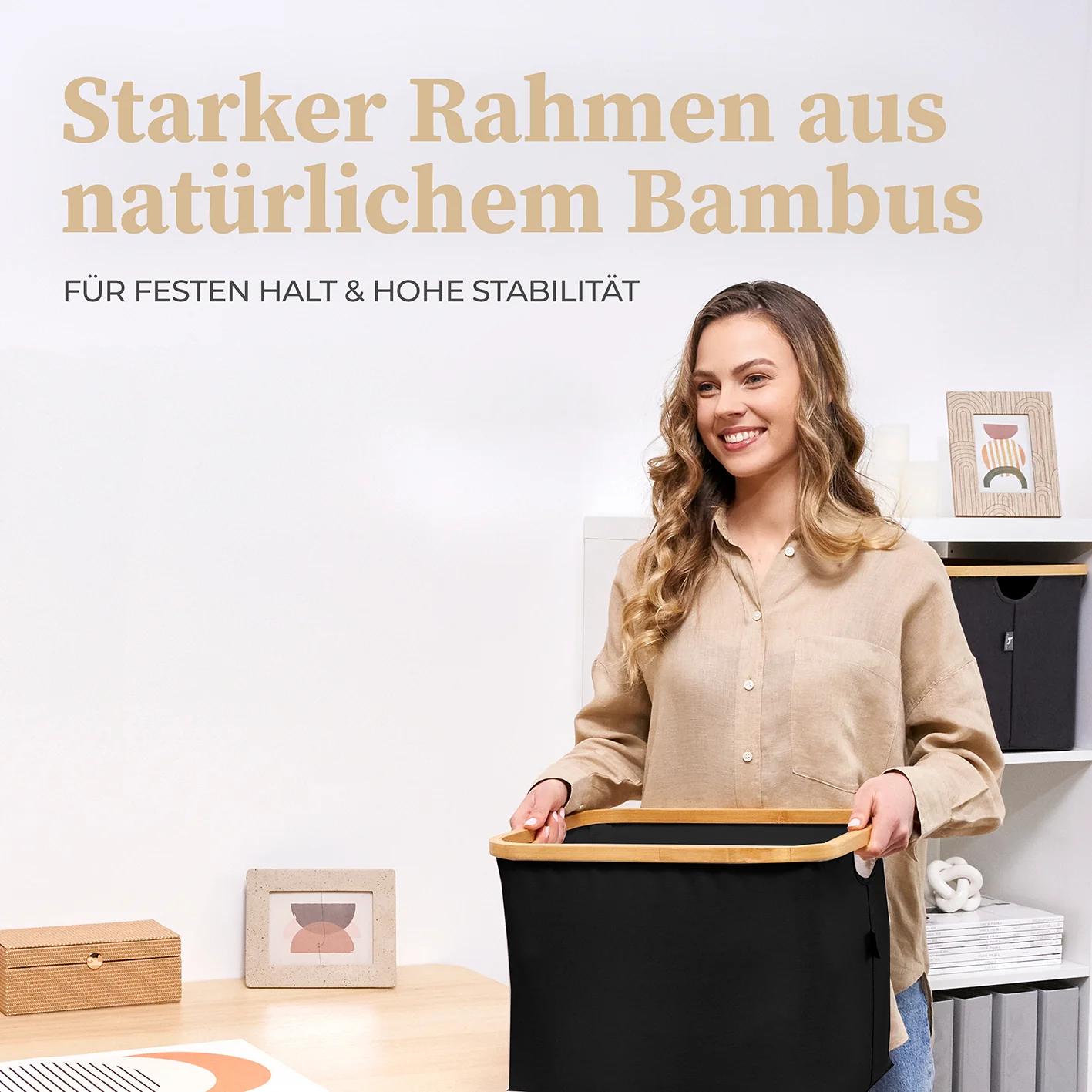 Aufbewahrungskorb "Adrian" 40 l - Schwarz - Image 6