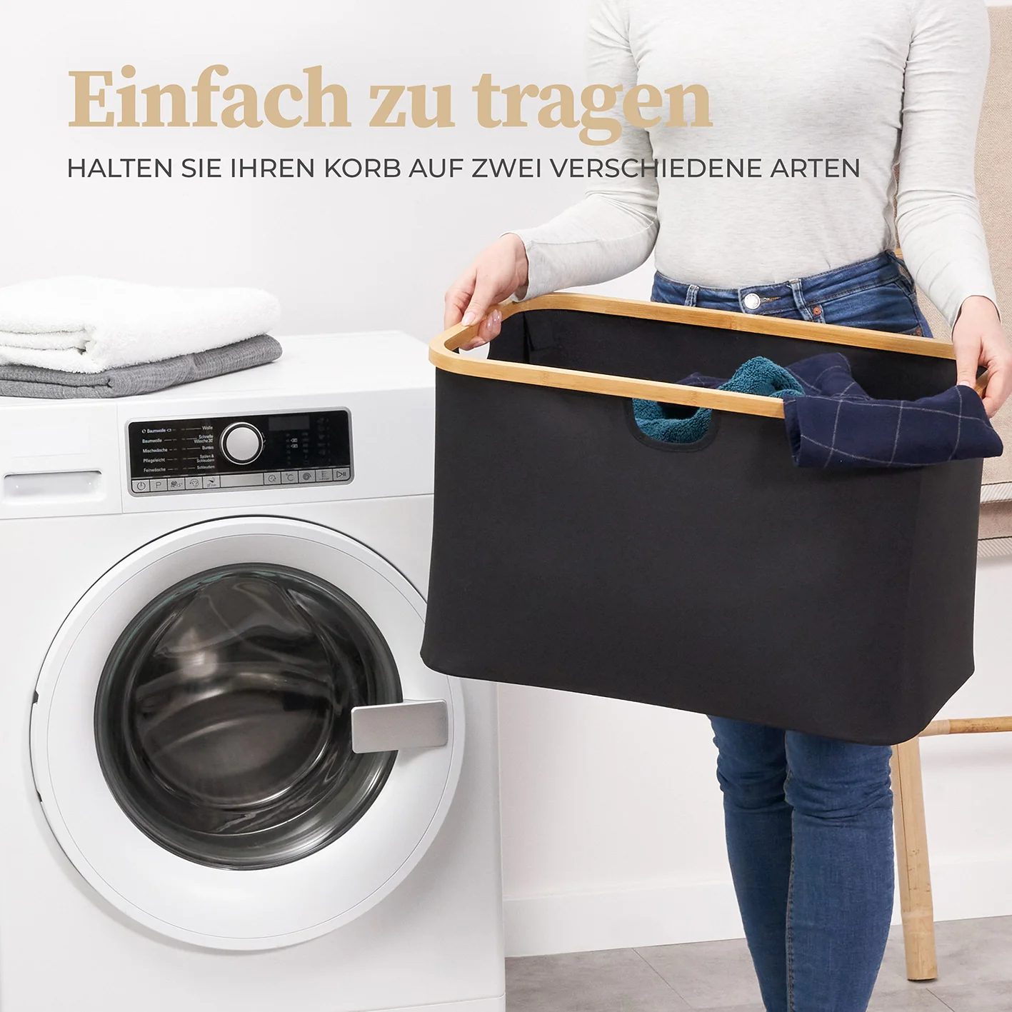 Aufbewahrungskorb "Adrian" 60 l - Schwarz - Image 8