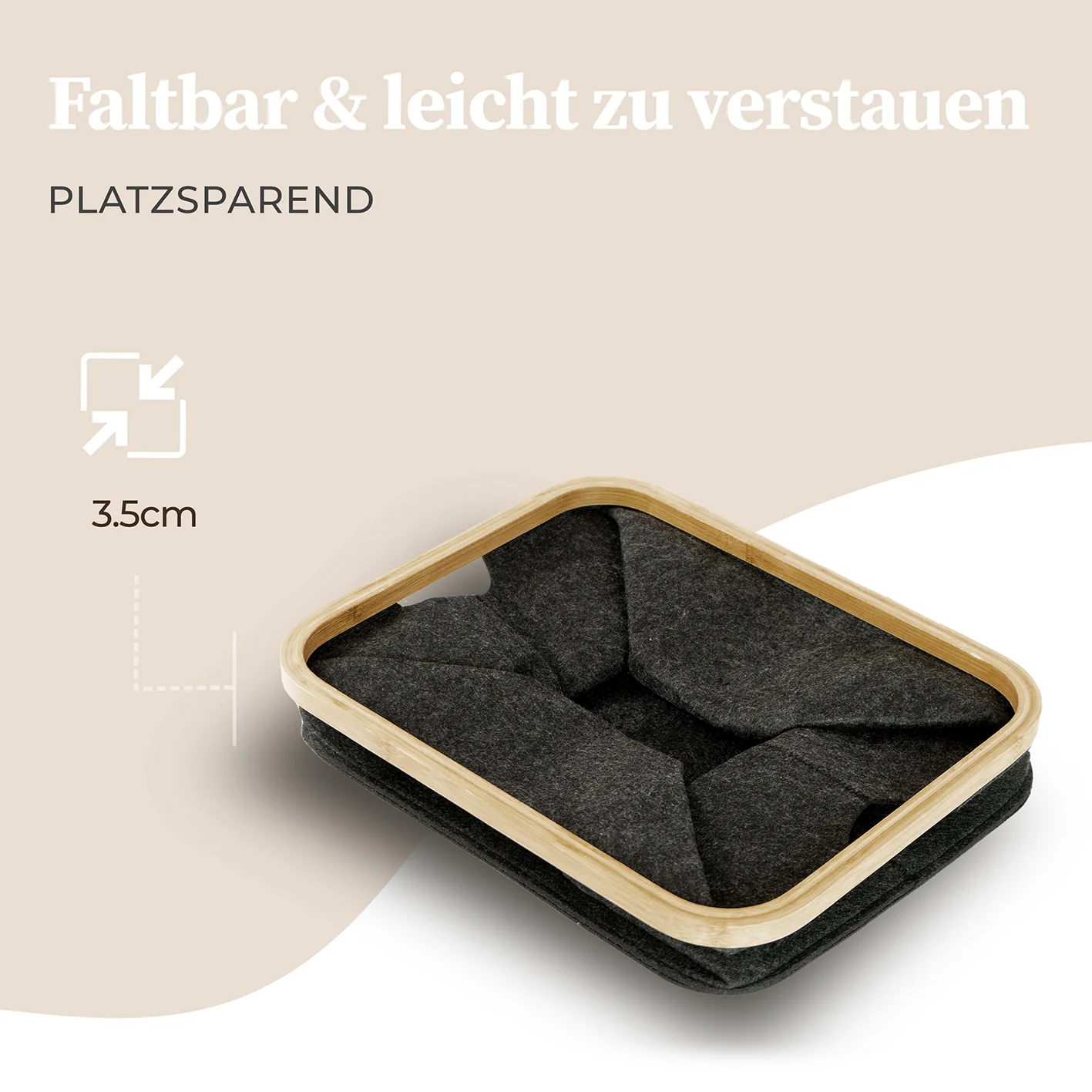 Aufbewahrungskorb "Laura" 40 l - Anthrazit - Image 7