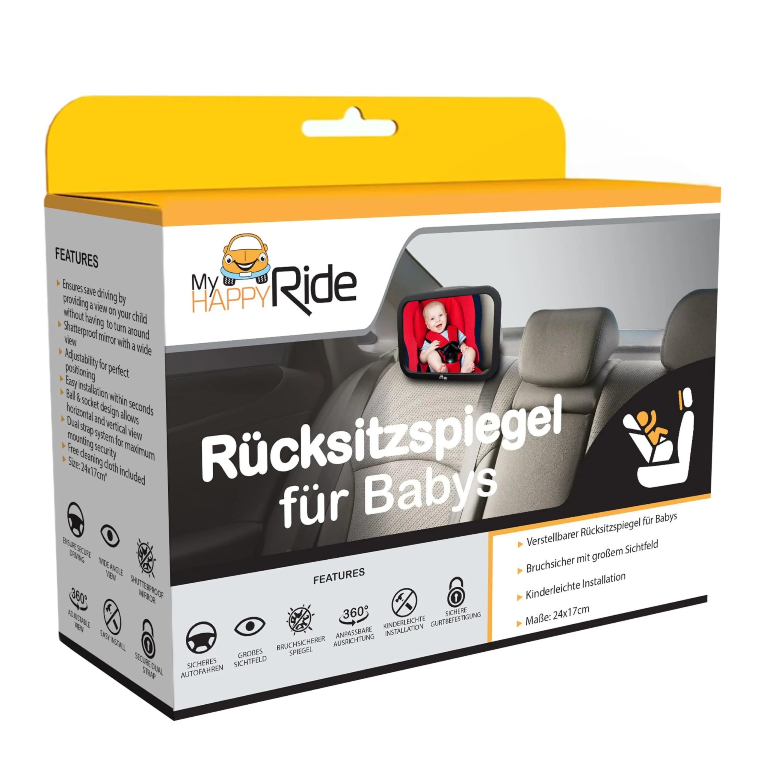 Auto-Rücksitzspiegel - Kindersitz immer im Blick - Image 2