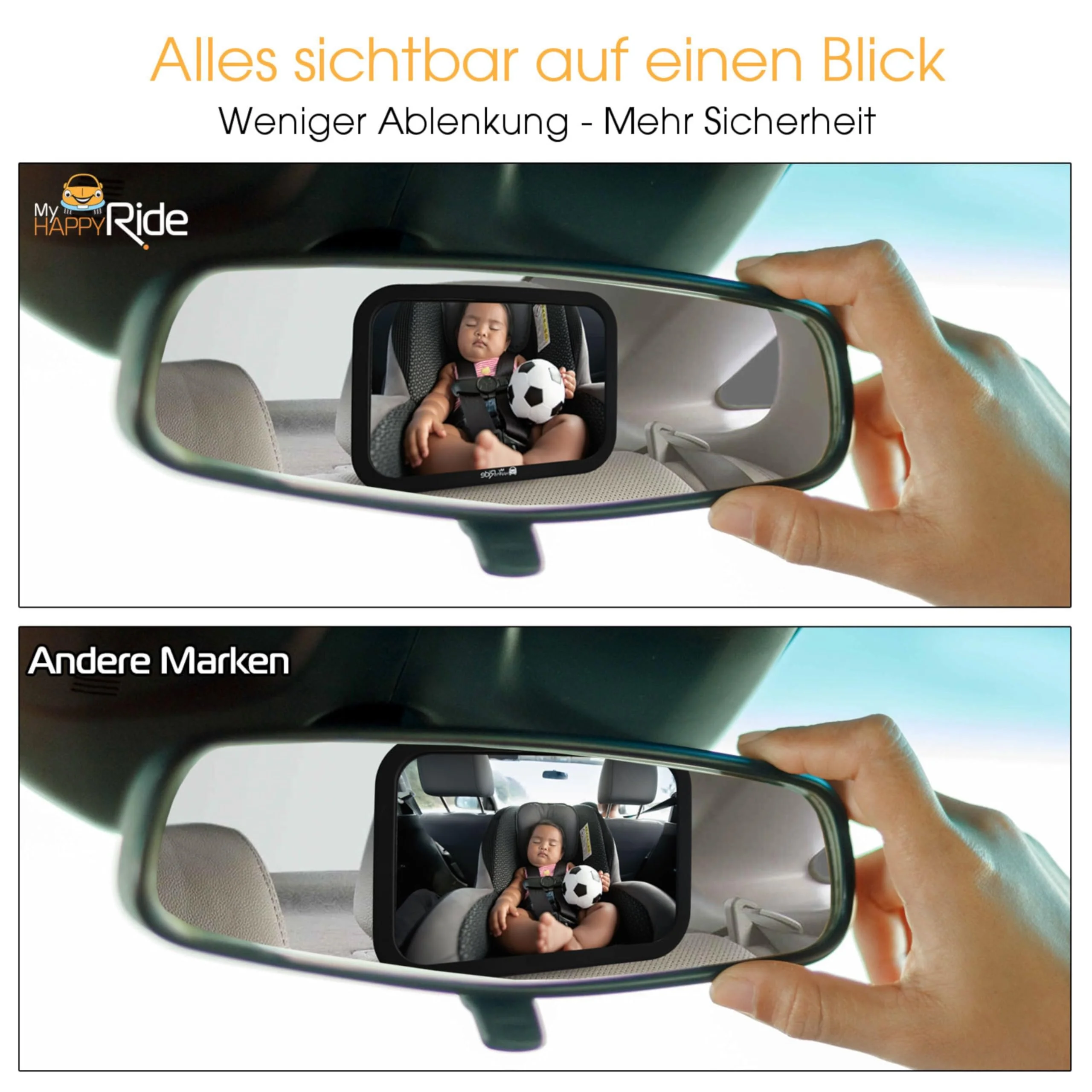 Auto-Rücksitzspiegel - Kindersitz immer im Blick - Image 4