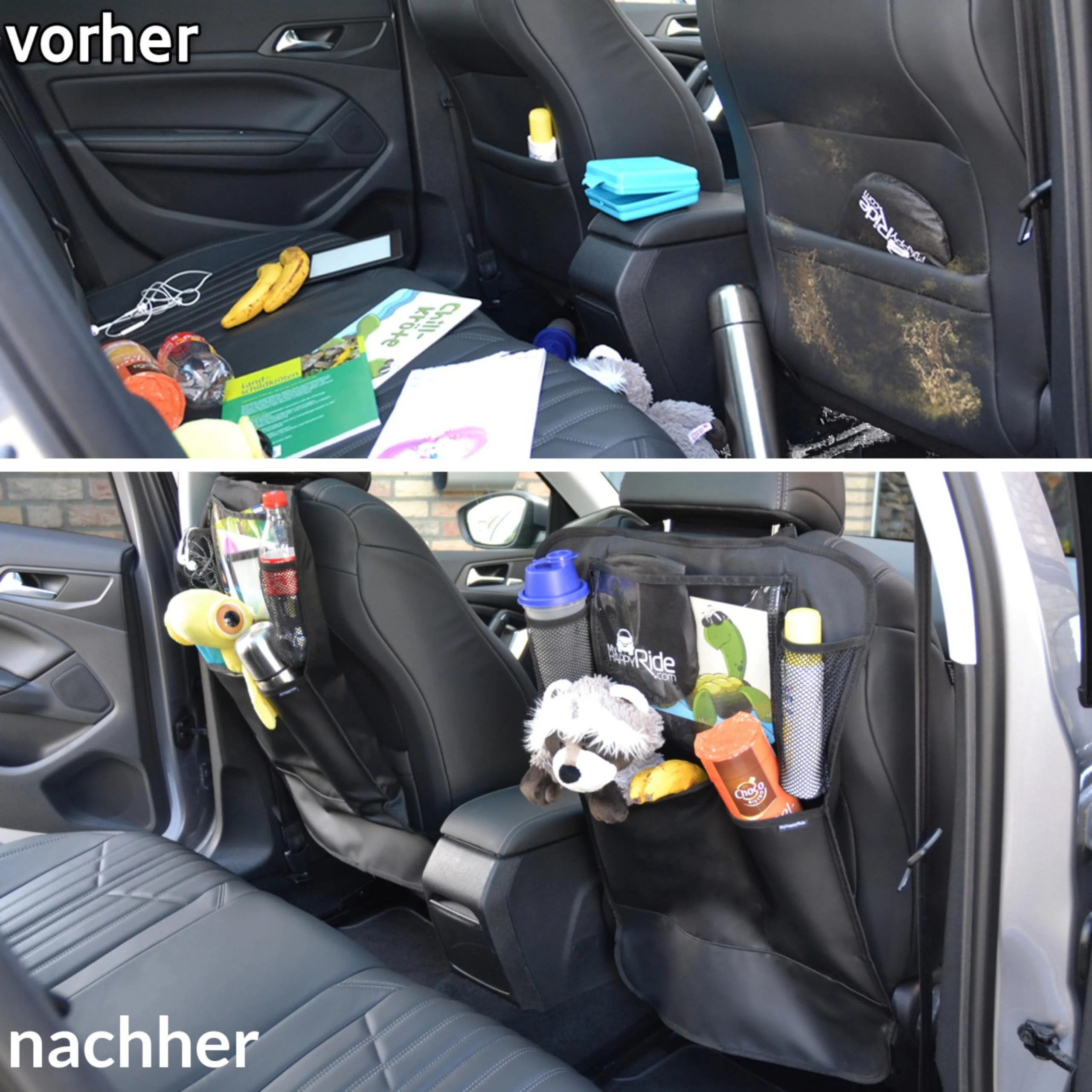 Auto-Rückenlehnenschutz mit Taschen - 1 Stück - Image 2