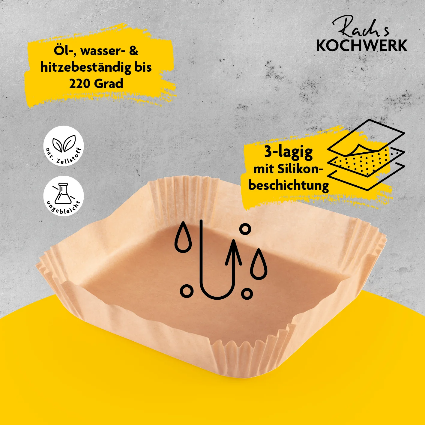 Backpapier Schalen für Heißluft-Fritteusen - 100er-Set - Image 5