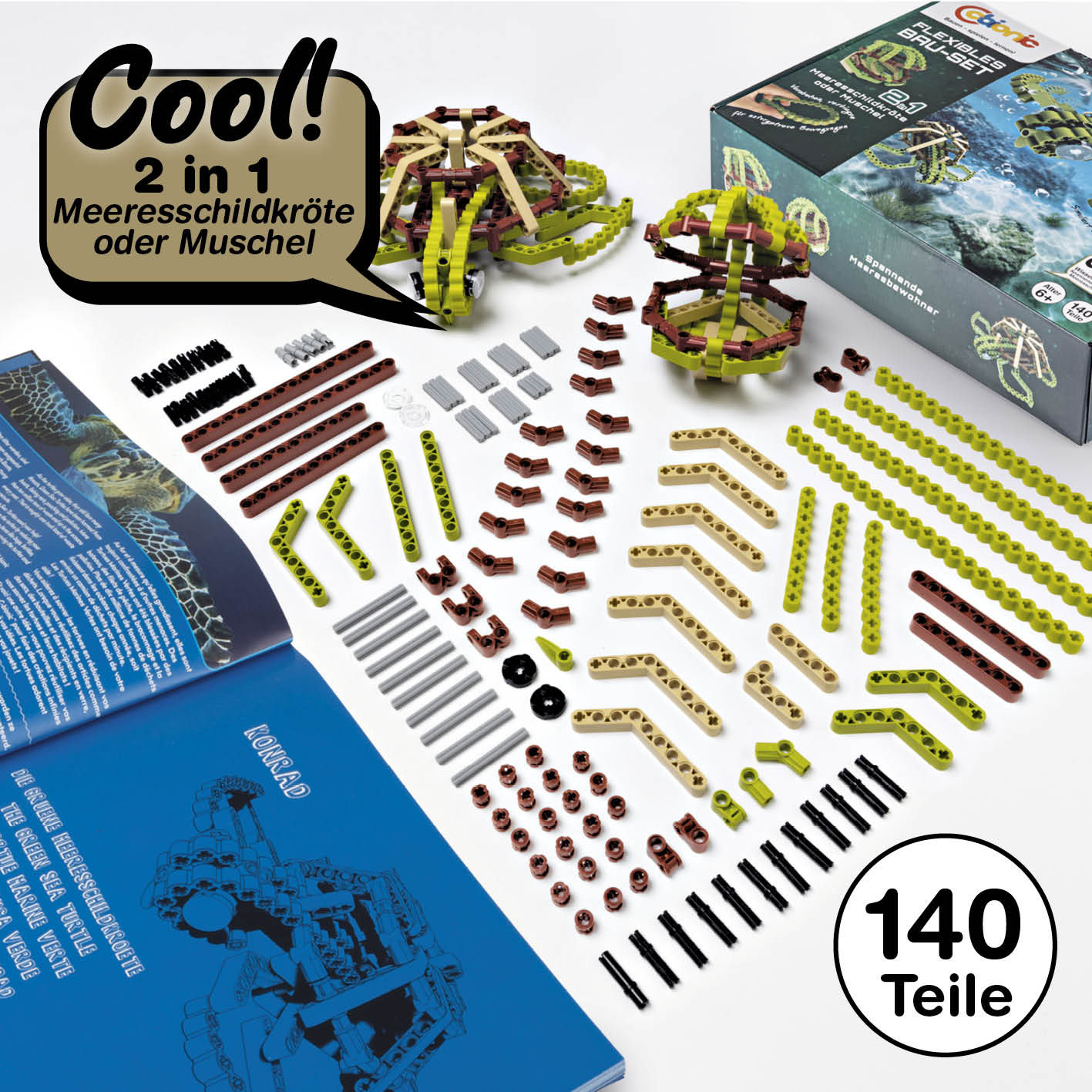 Baustein-Set Schildkröte - Image 2