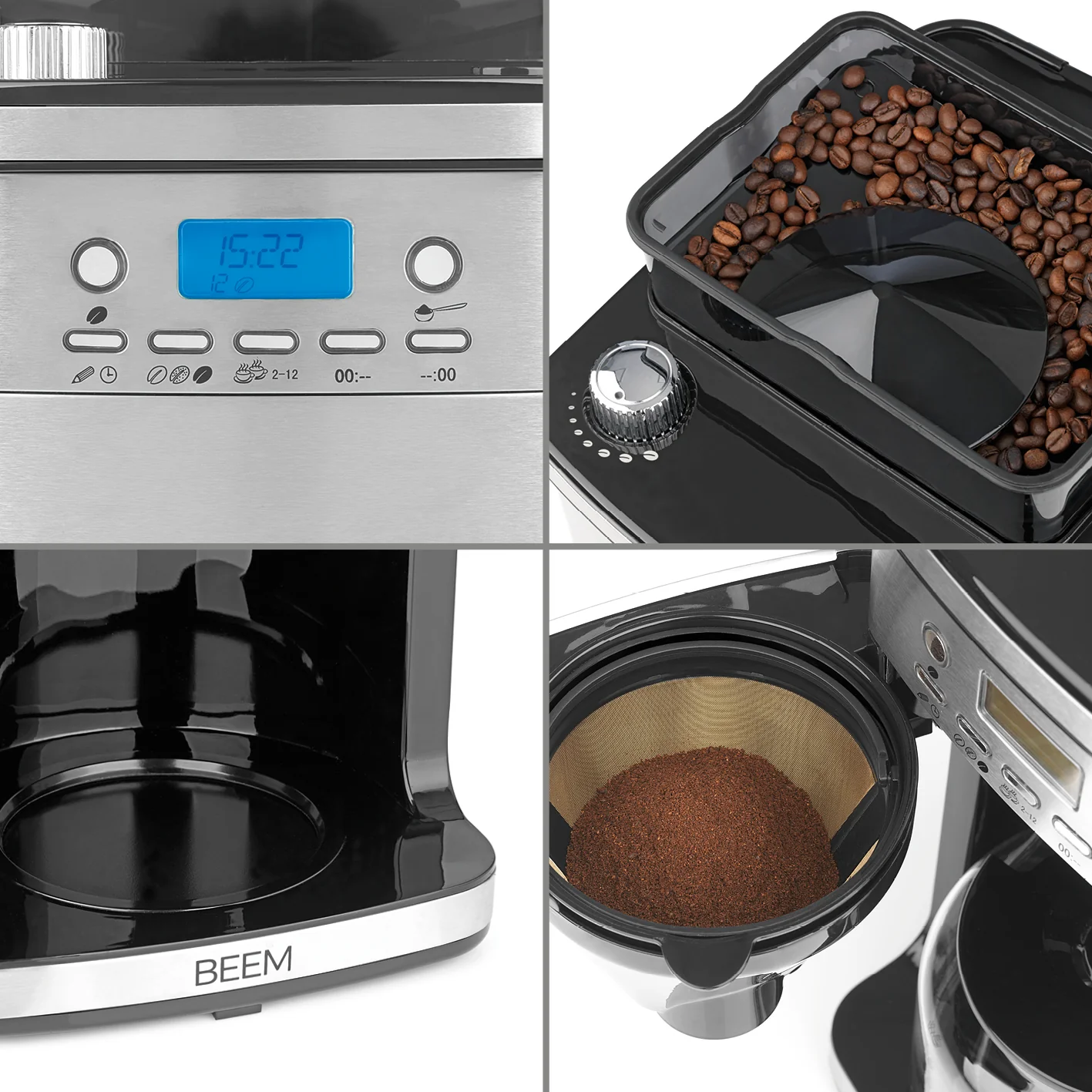 FRESH-AROMA-PERFECT SUPERIOR Filterkaffeemaschine mit Mahlwerk - Glas - Image 7