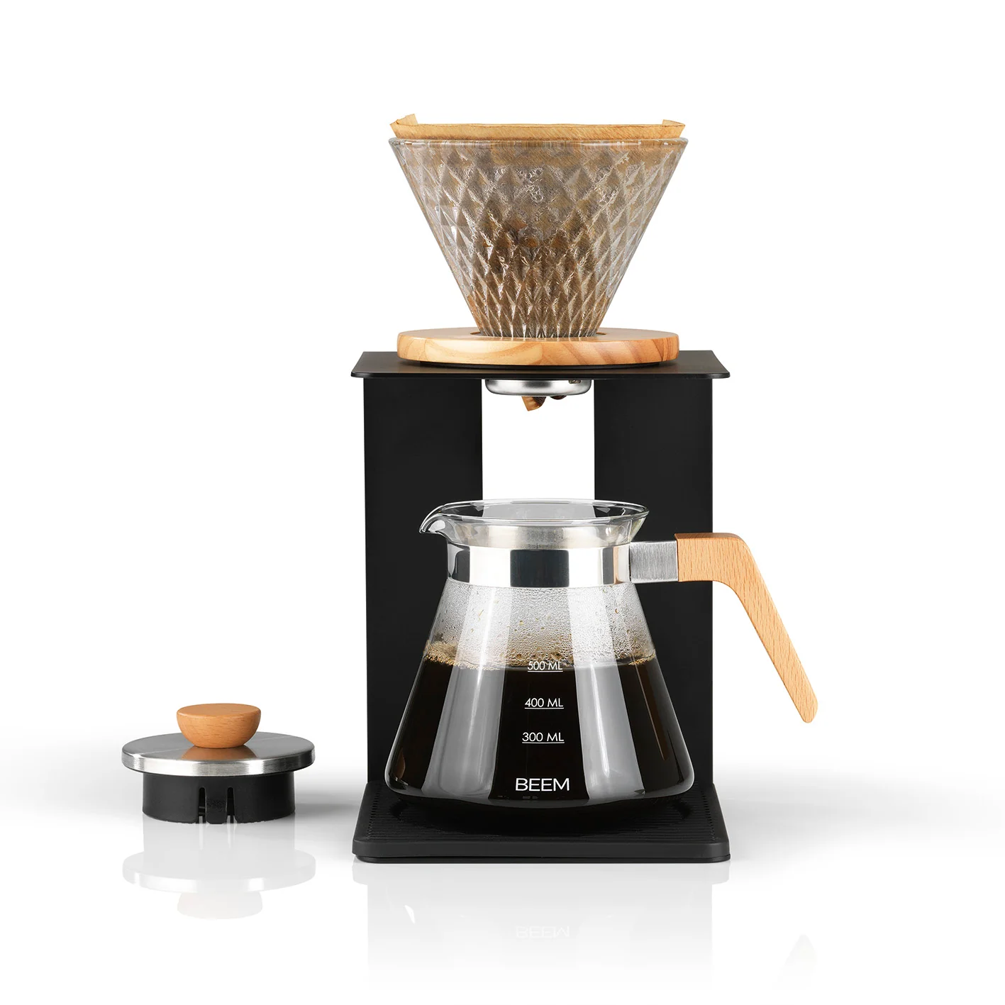 Kaffeebereiter Set Pour Over - 4-tlg. - 600 ml - schwarz/Edelstahl - Image 9