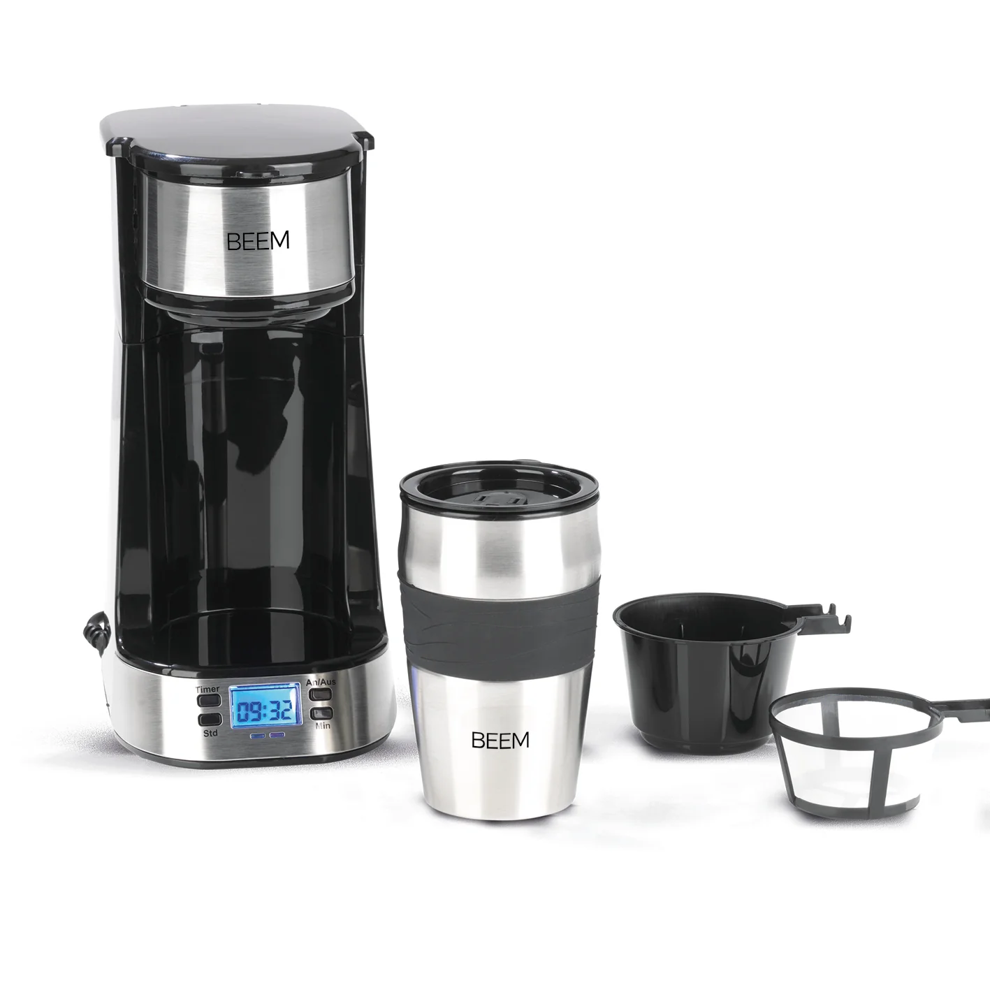 Single-Kaffeemaschine Thermo2Go - 750 Watt - Edelstahl/schwarz - Image 6