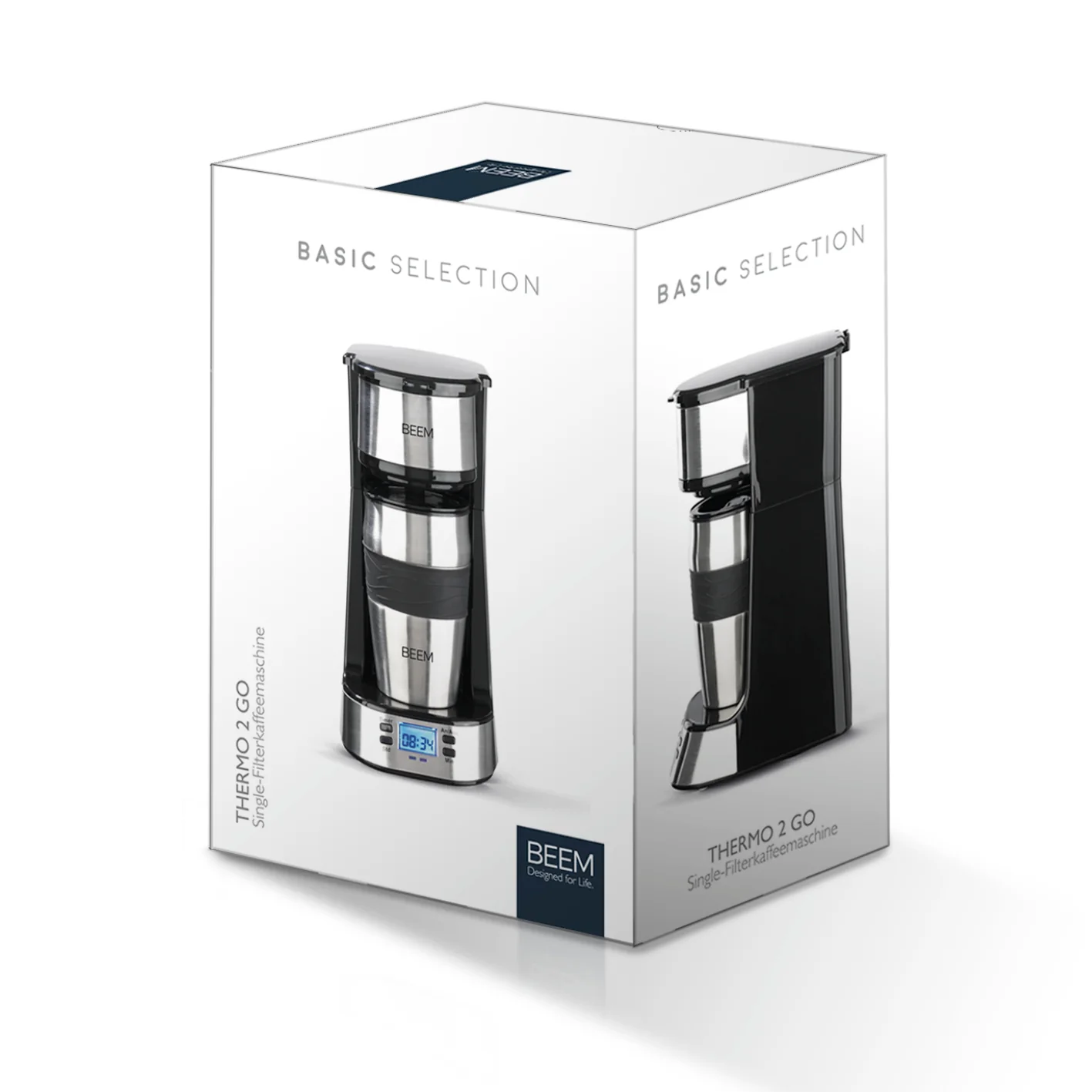 Single-Kaffeemaschine Thermo2Go - 750 Watt - Edelstahl/schwarz - Image 8