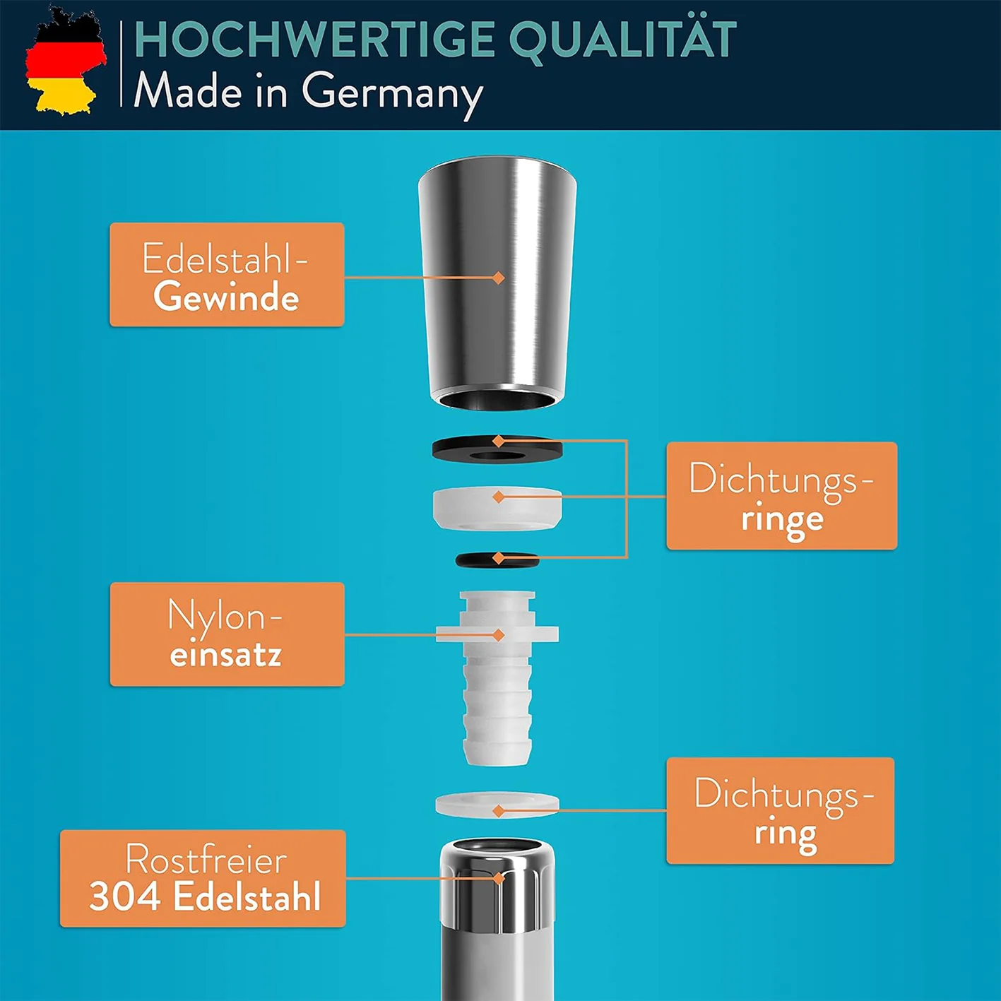 Brauseschlauch - 2 m - Image 5