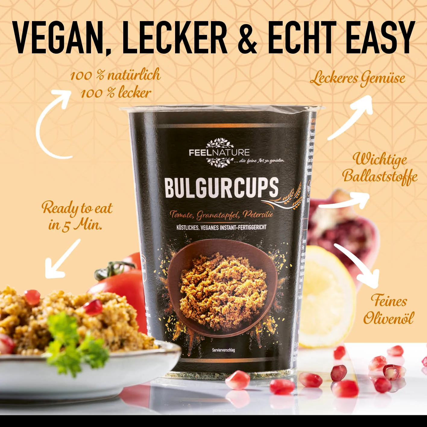 Bulgurcups - 12er Try-Me-Set mit Kisir, Vegetables & Subtropical - Image 2