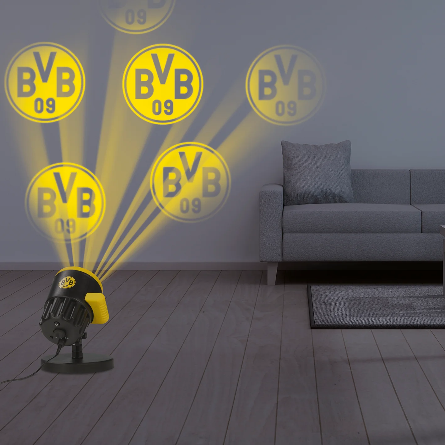 LED-Motivstrahler - Projiziert das BVB-Logo - Für innen & außen - Image 5