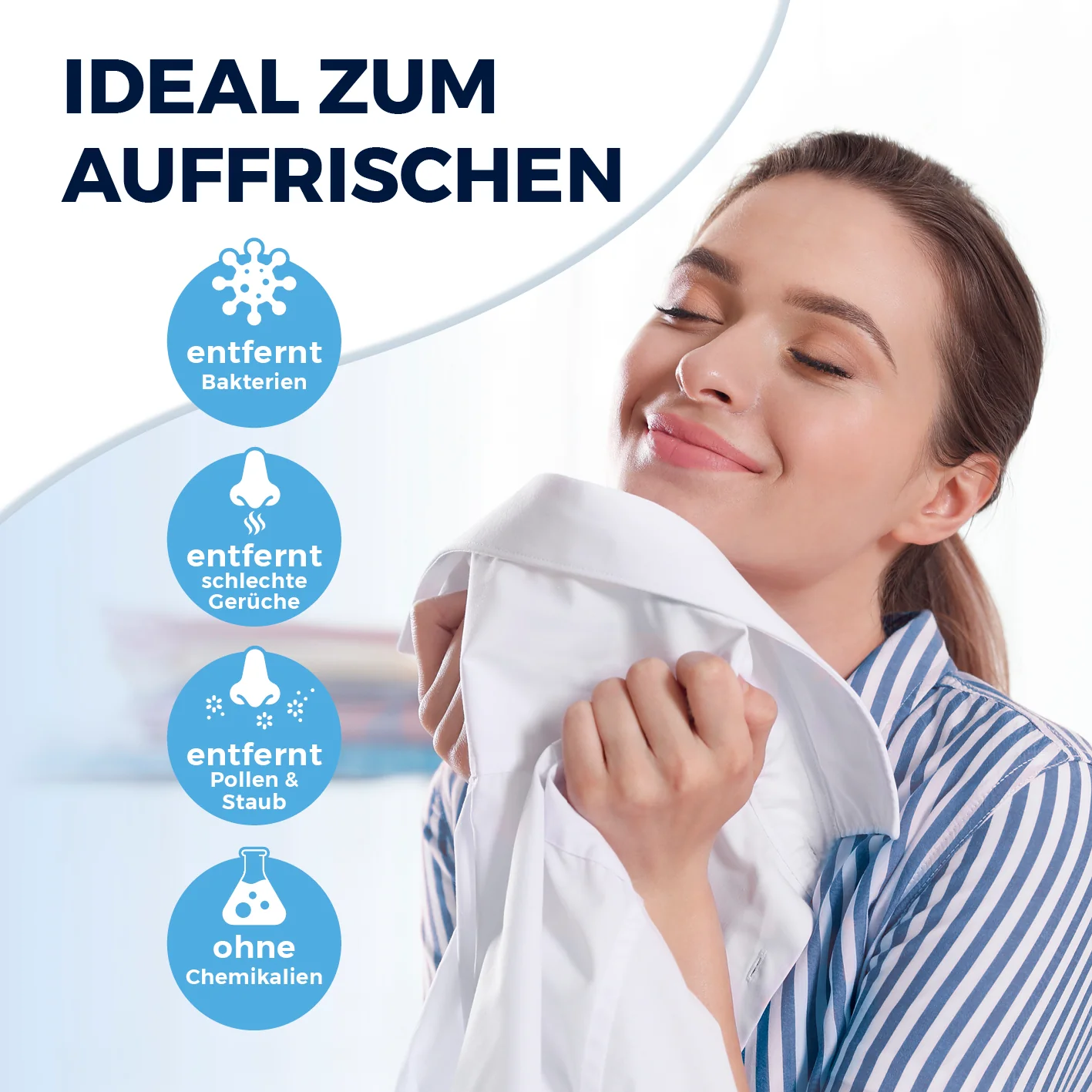 Hemdenbügler PRO STEAM mit Hosenaufsatz - Weiß - Image 6