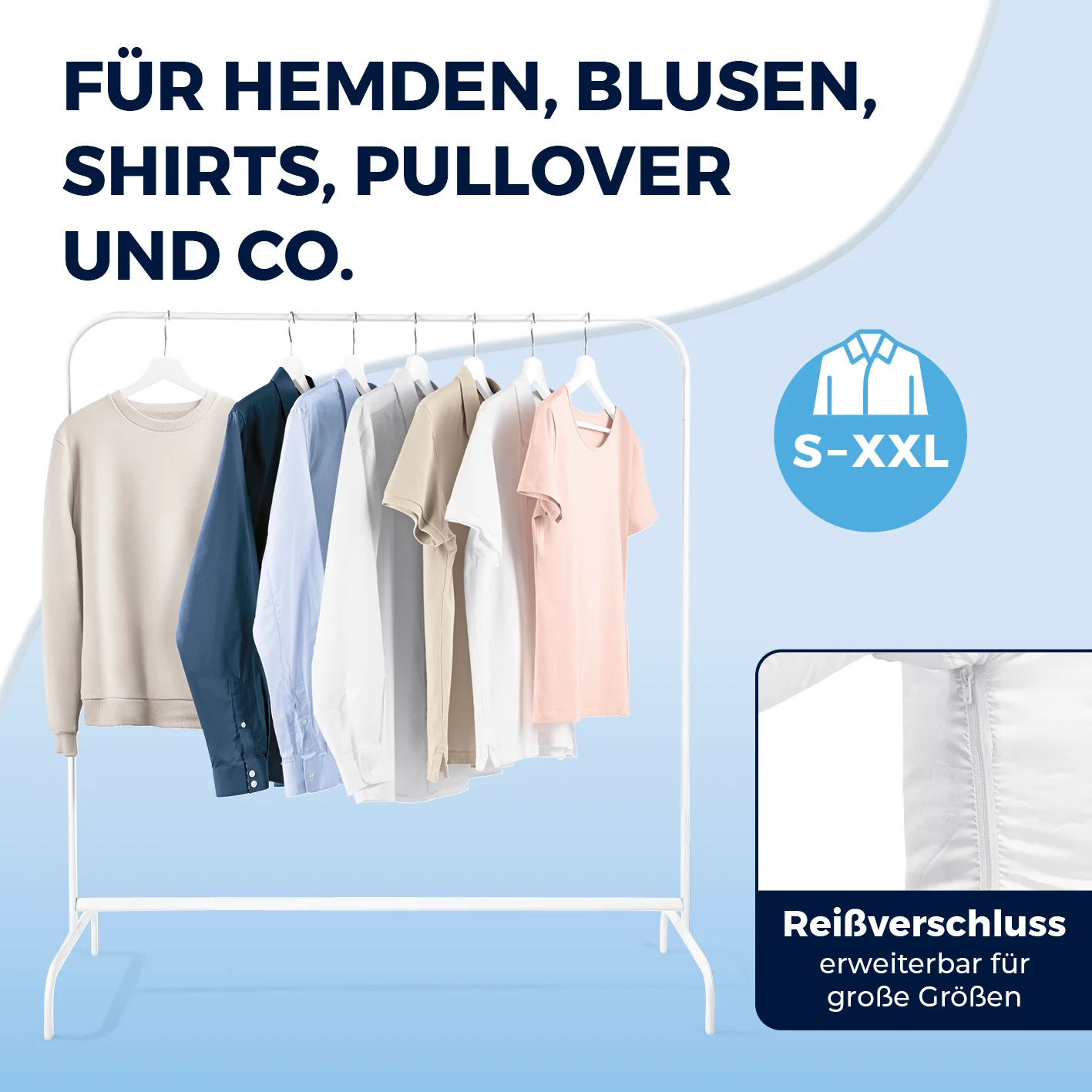 Hemden- & Blusenbügler Kompakt - weiß/silber - Image 6