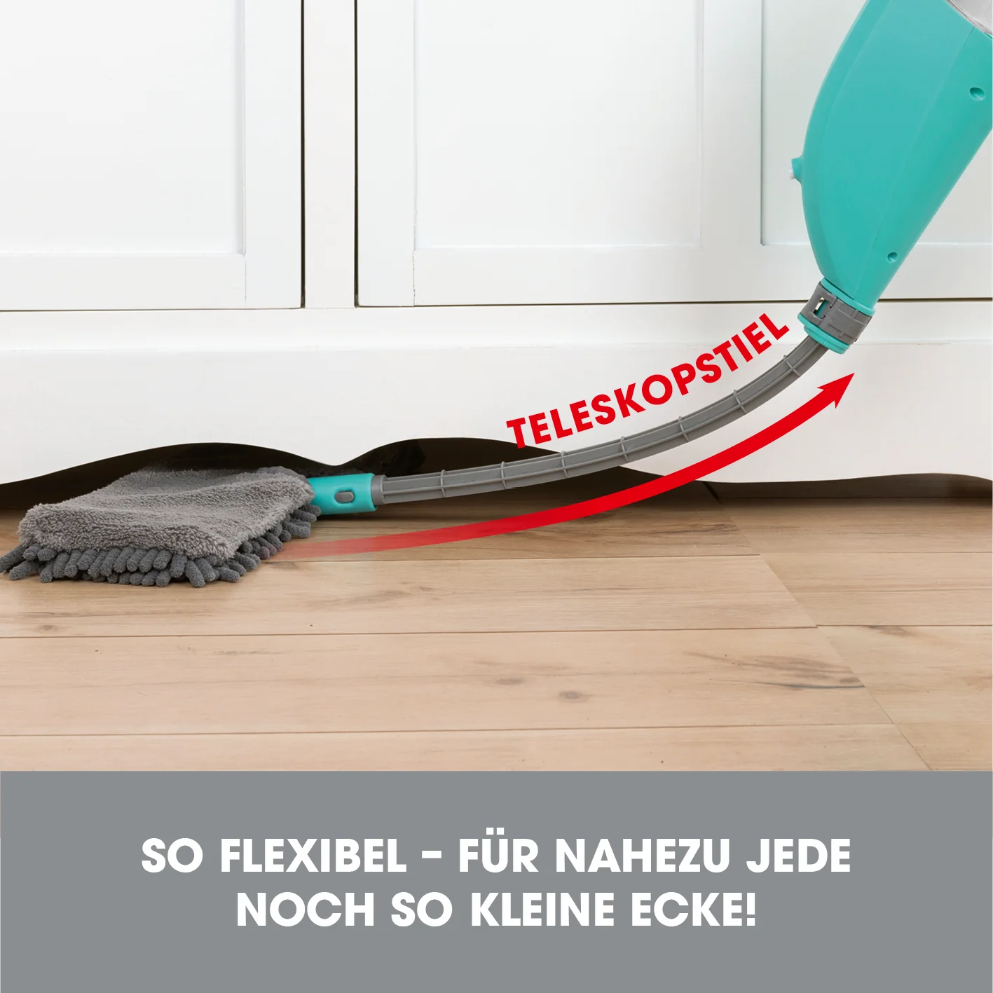 Spray-Mopp mit Wendefunktion - türkis - Image 3