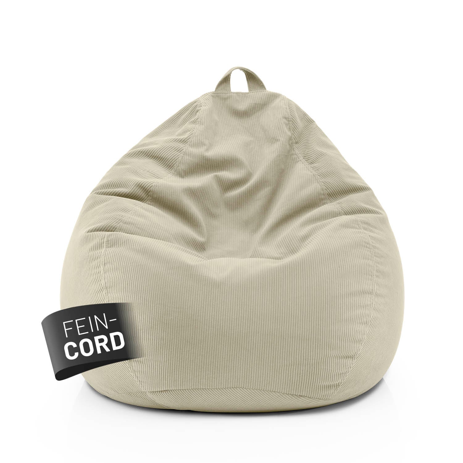 Comfort Line Sitzsack Feincord XL - 250 L - Beige