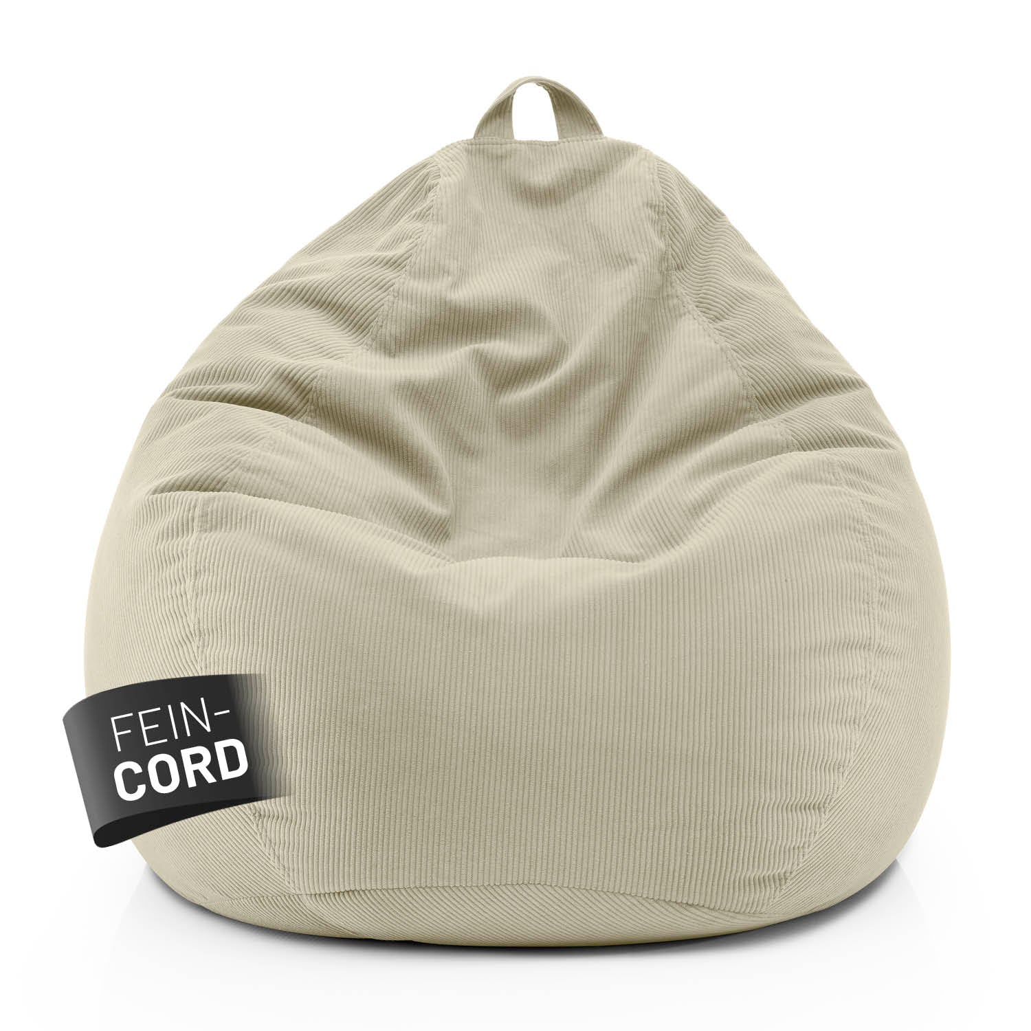 Comfort Line Sitzsack Feincord XXL - 315 L - Beige