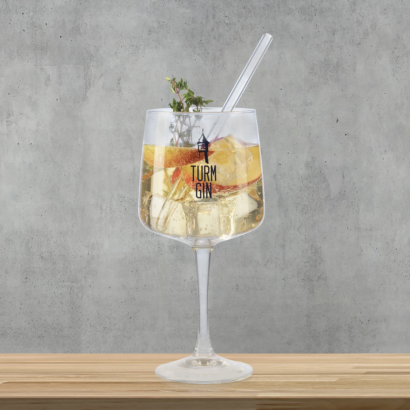 Copa Glas mit Logo und Schriftzug - 720 ml - 2er-Set - Image 2