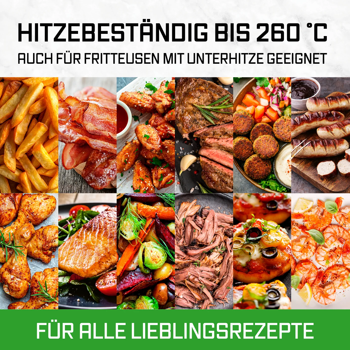 Dauerbackfolien-Set für Heißluftfritteusen - 2-tlg. - rund (25,5 cm) - Image 5