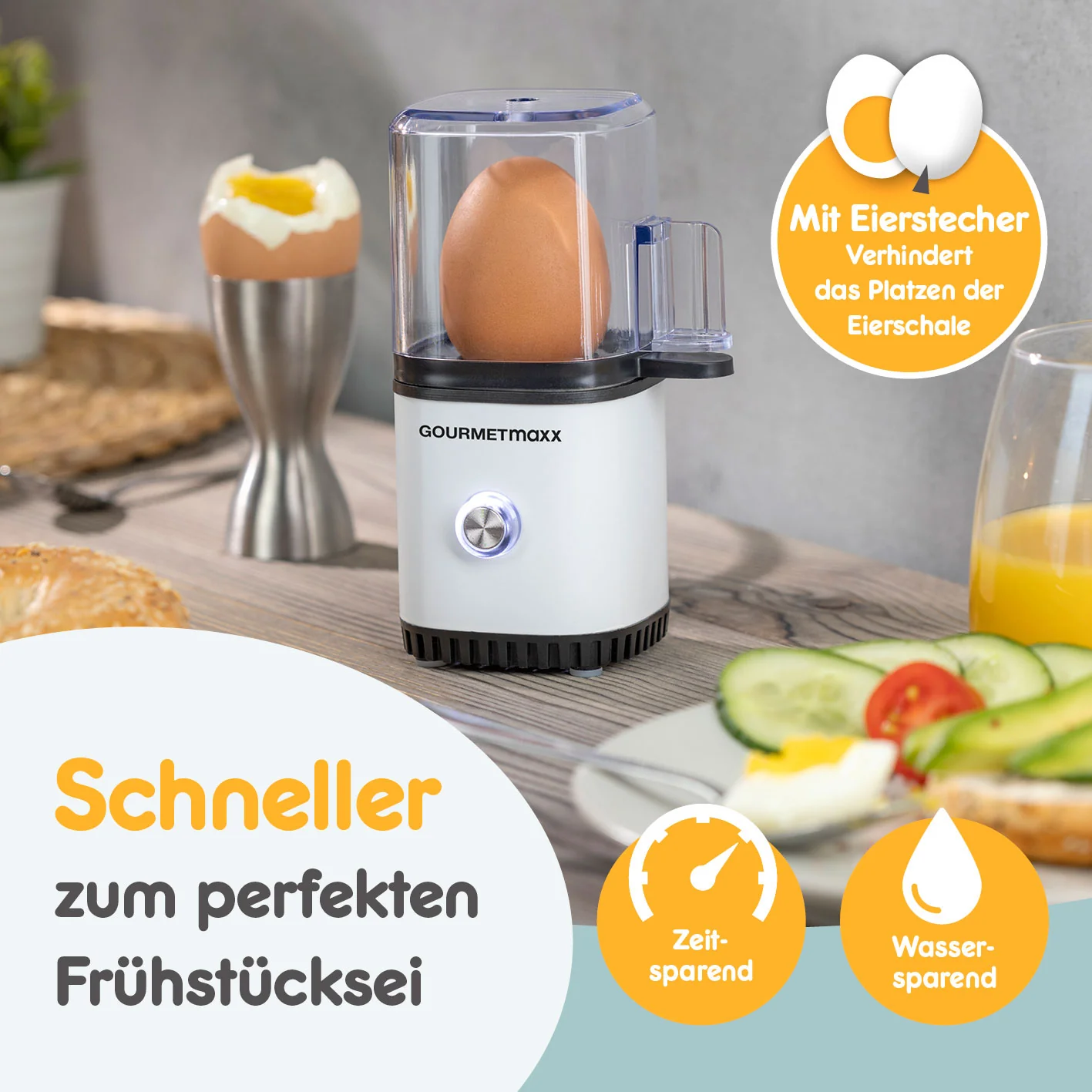 Design-Eierkocher 1 Ei - Weiß - Image 5