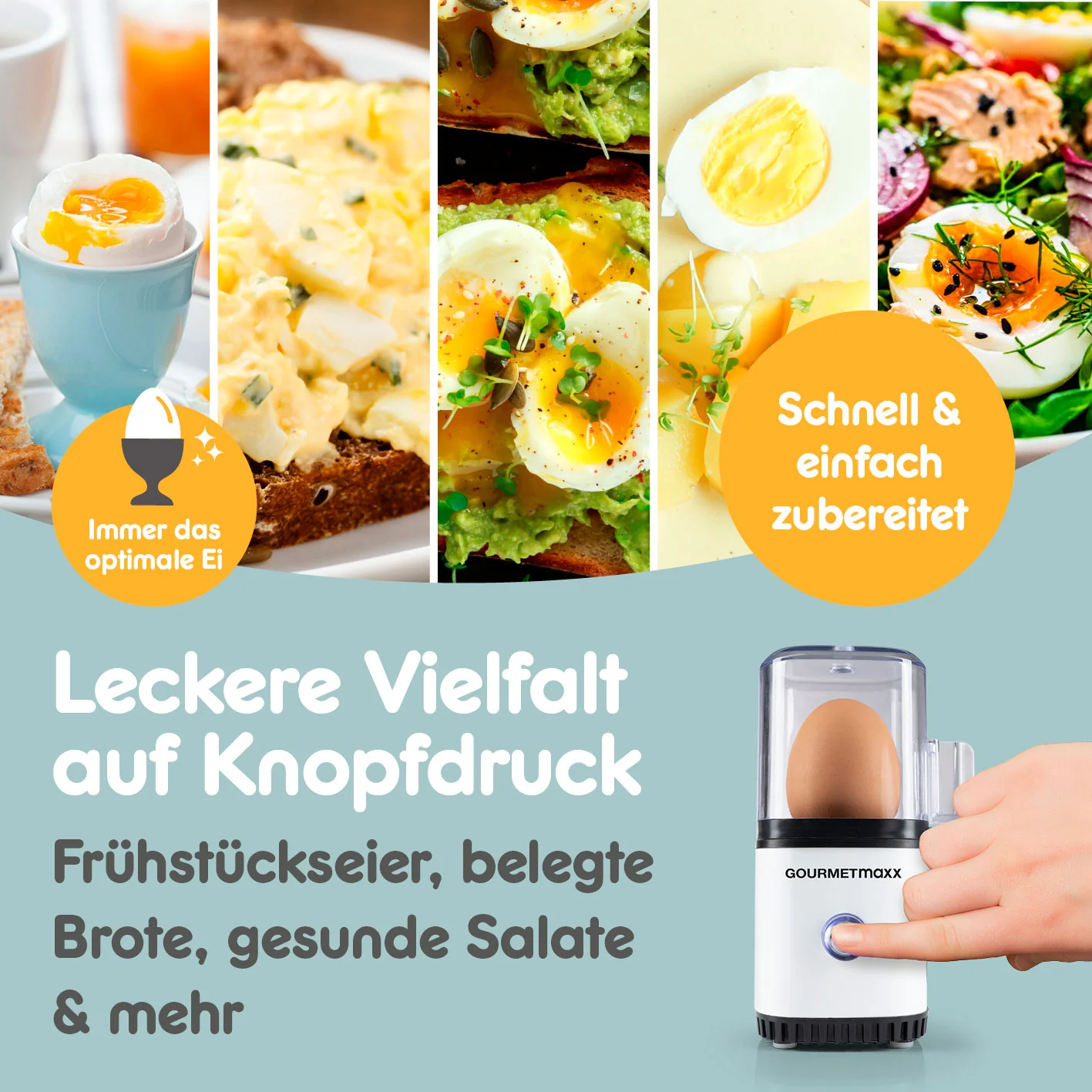 Design-Eierkocher 1 Ei - Weiß - Image 7