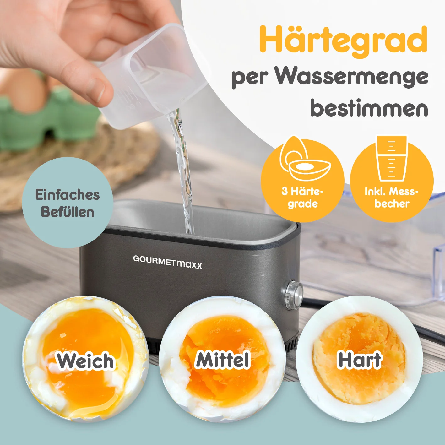 Design-Eierkocher 2 Eier - Anthrazit - Image 4