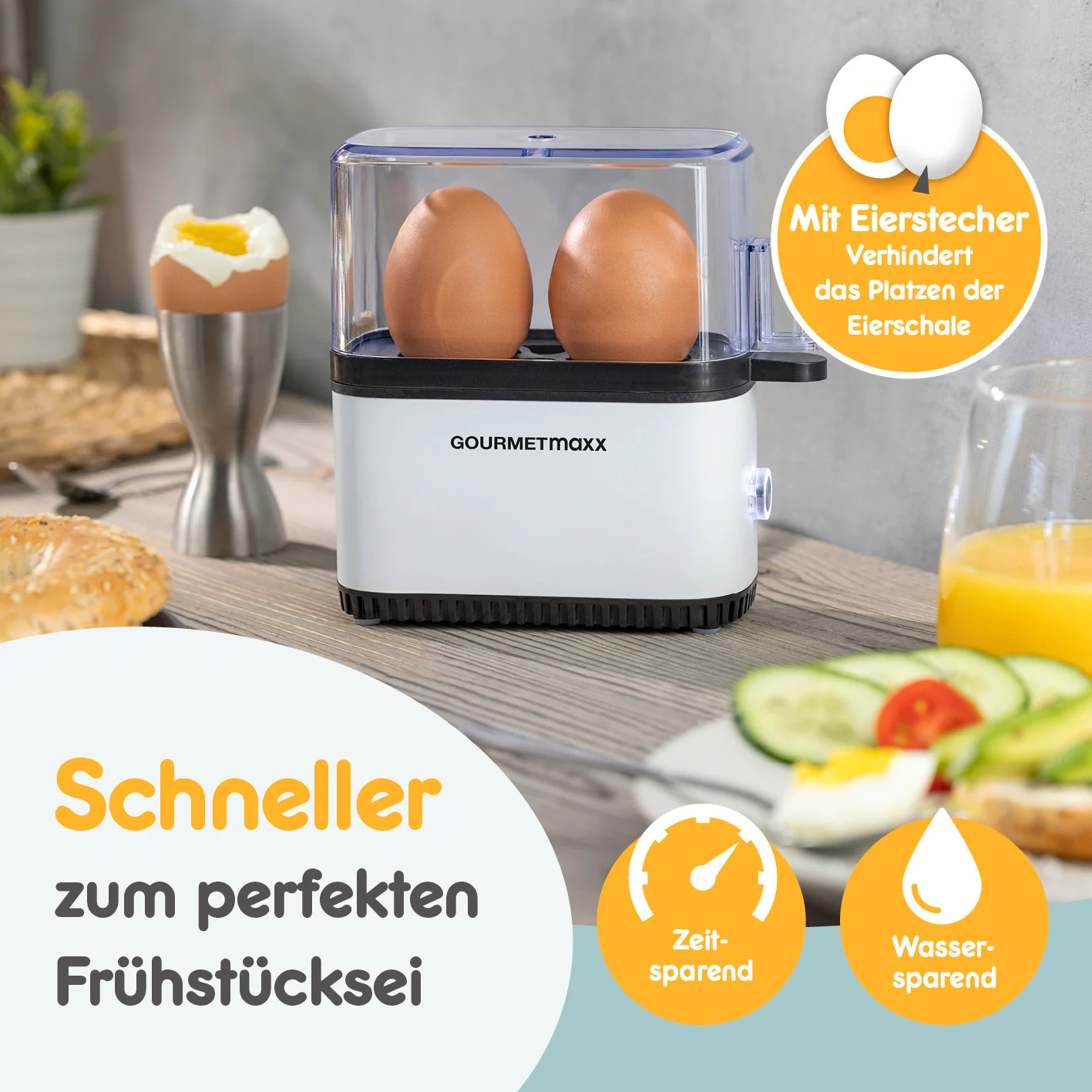 Design-Eierkocher 2 Eier - Weiß - Image 5