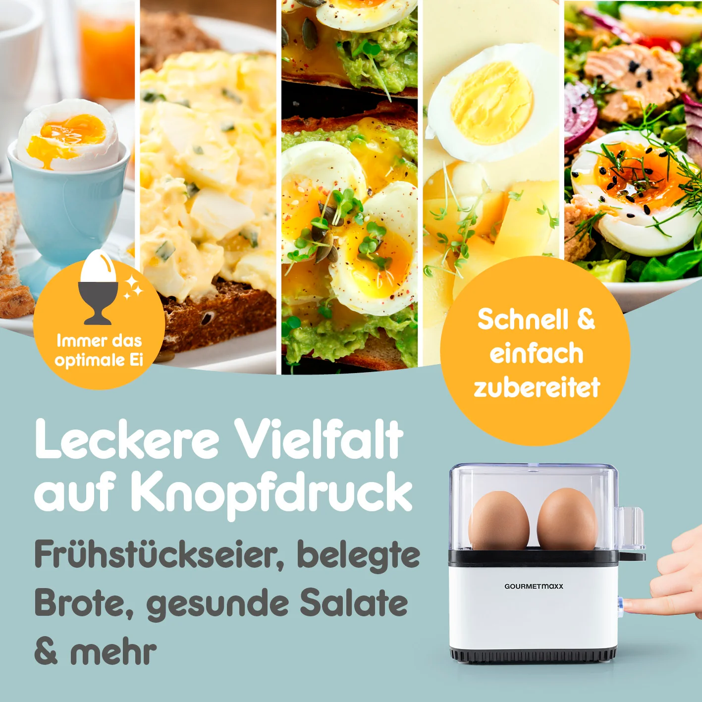 Design-Eierkocher 2 Eier - Weiß - Image 7