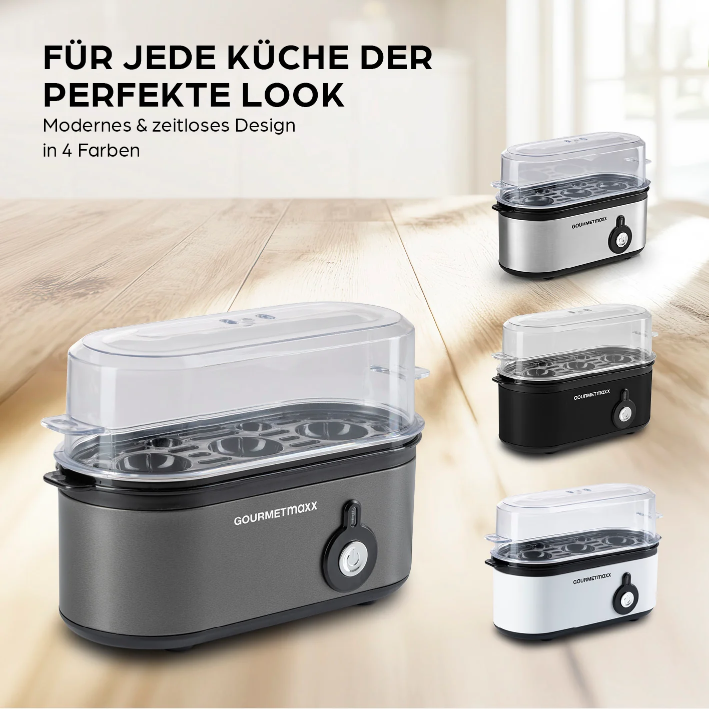Design-Eierkocher 3 Eier - Anthrazit - Image 7