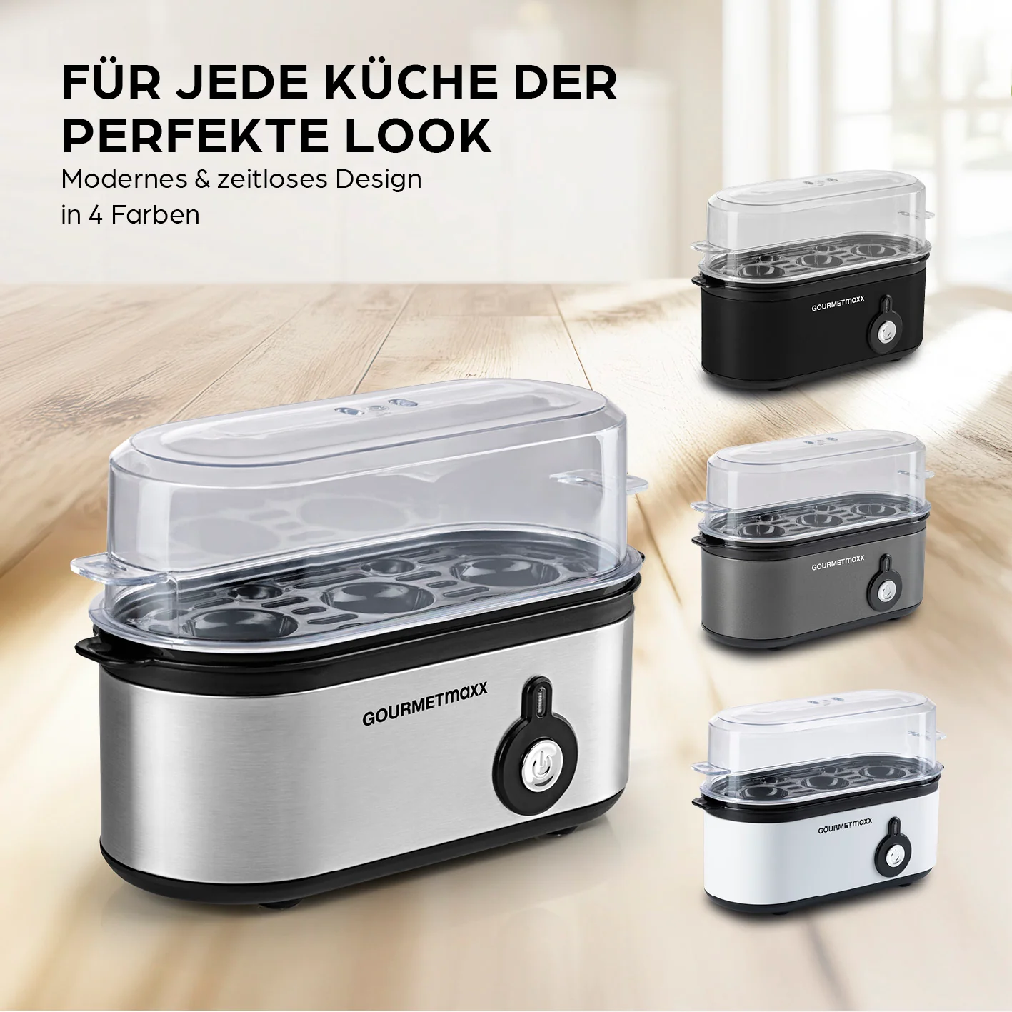 Design-Eierkocher 3 Eier - Edelstahl - Image 7