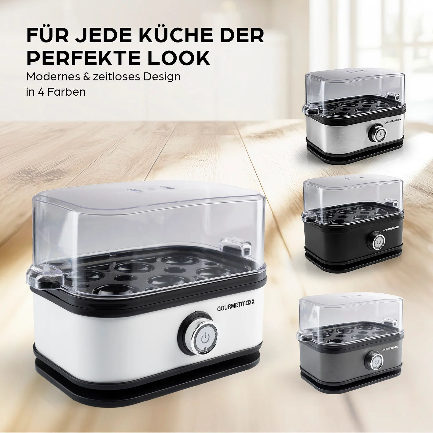 Design-Eierkocher 6 Eier - Weiß - Image 7