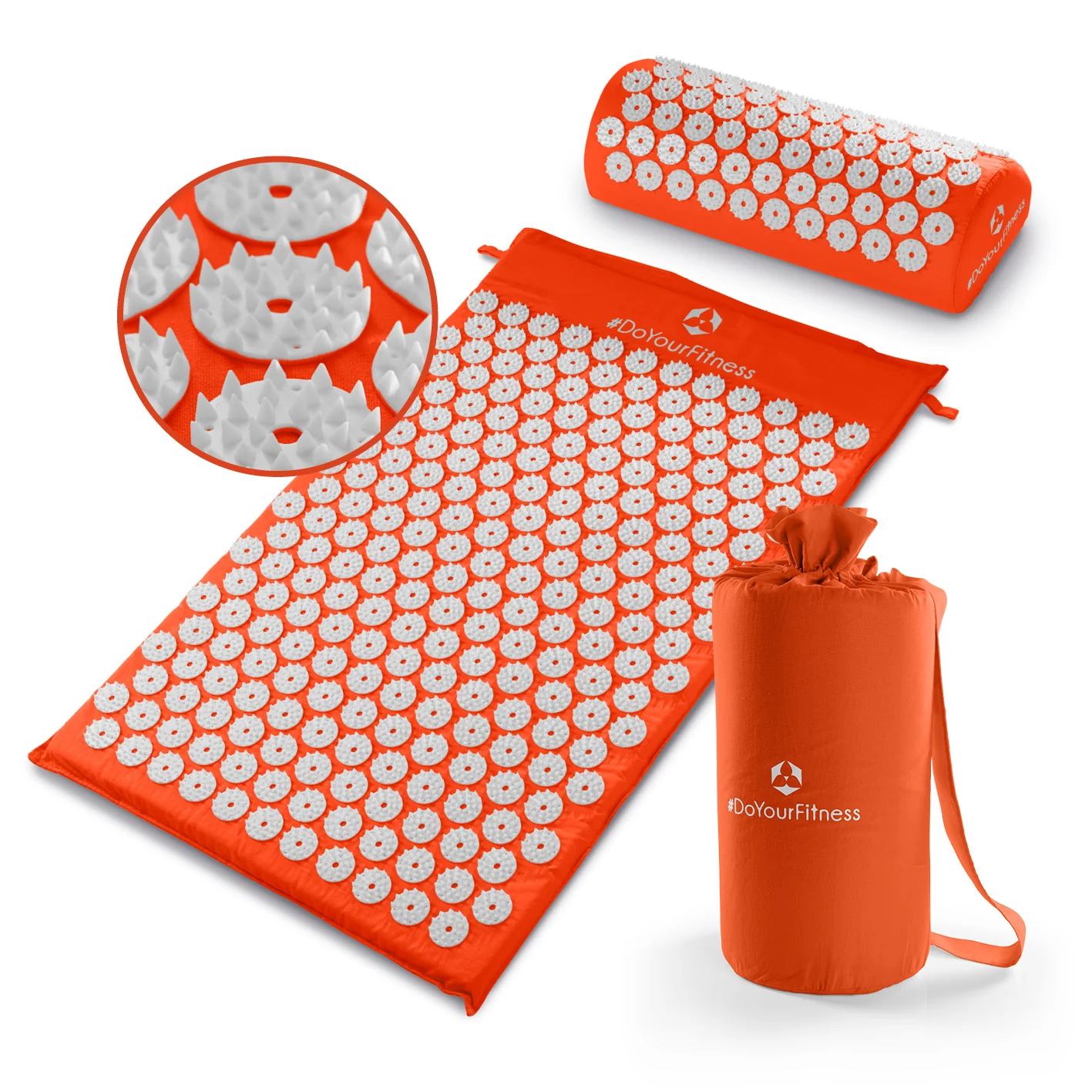 Akupressur-Set Jimuta - 20 x 20 x 42 cm - orange