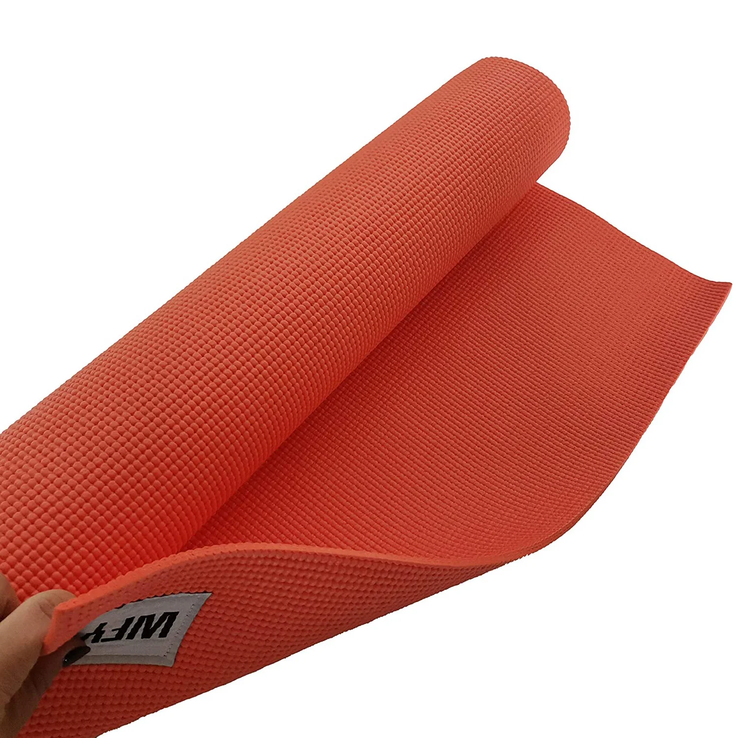 Fitnessmatte Yogamatte "Annapurna Comfort" - 183 x 61 - Pilates Workout Matte - Orange - Image 5